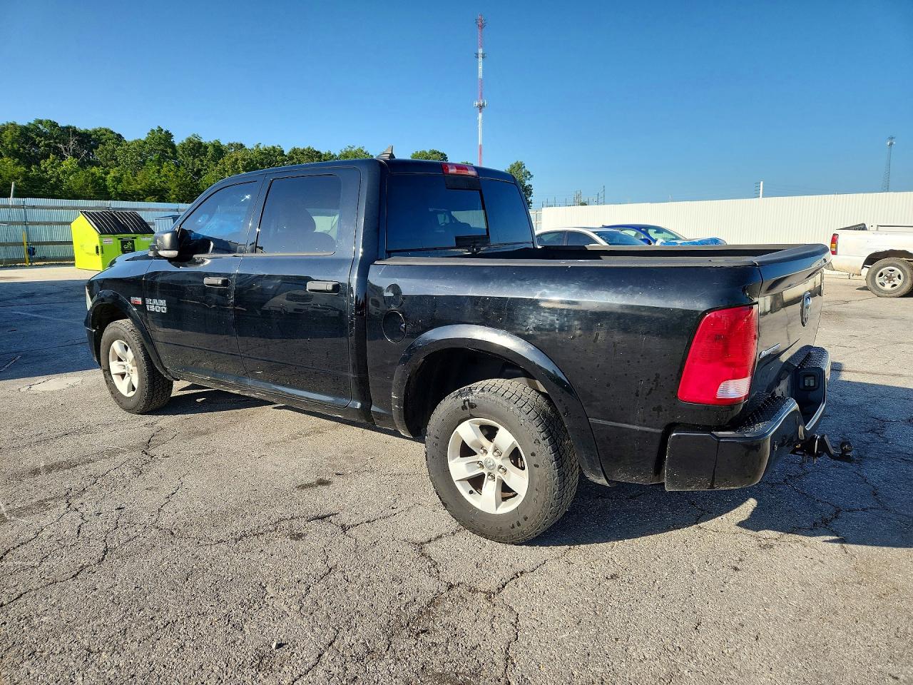 2014 Ram 1500 Slt Черный vin: 1C6RR7LT6ES266377