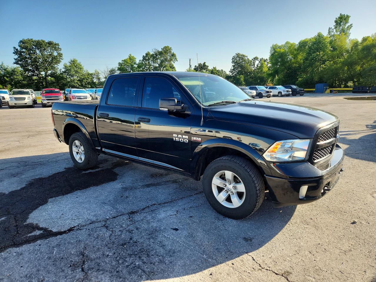 2014 Ram 1500 Slt Черный vin: 1C6RR7LT6ES266377
