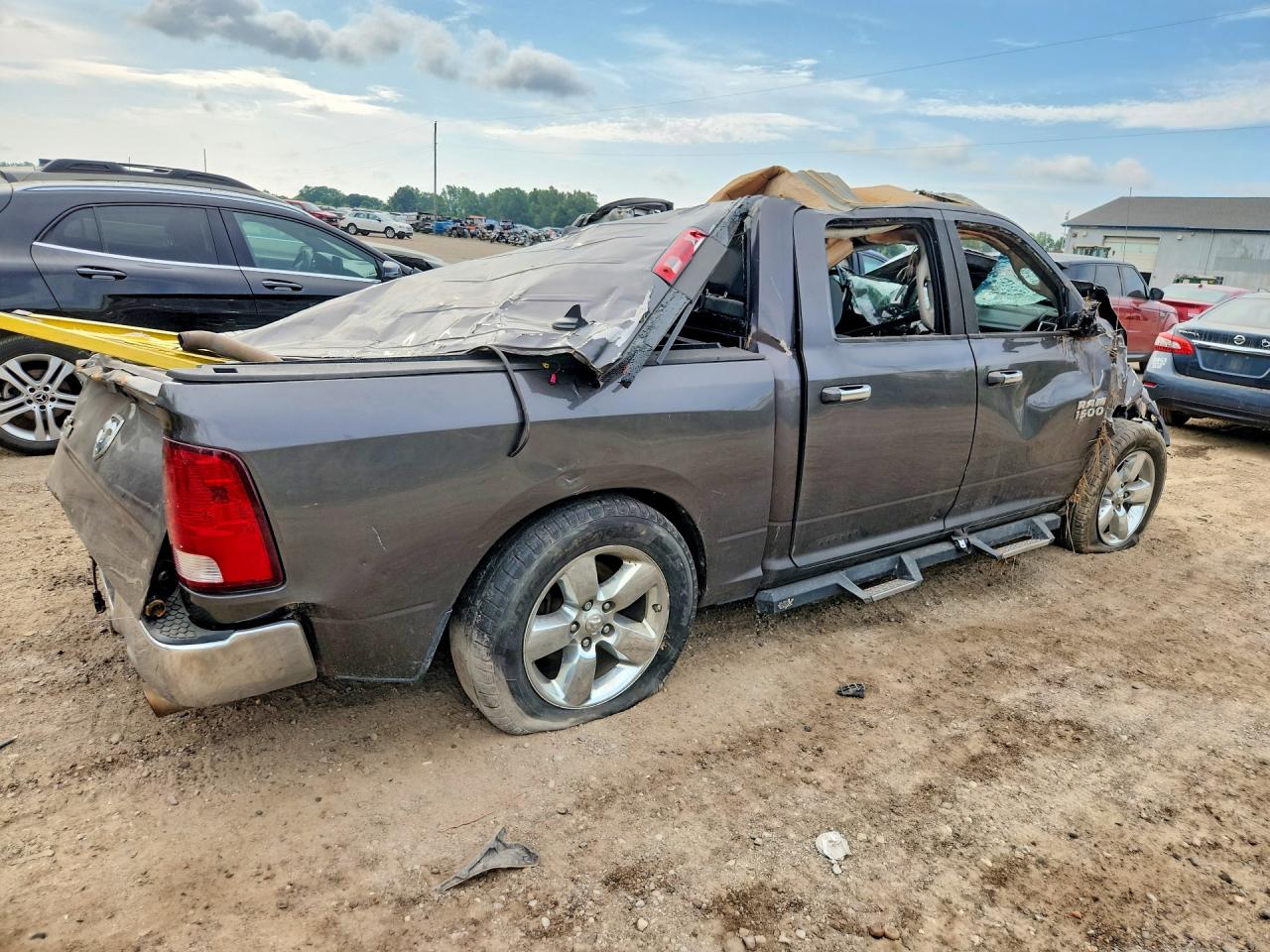 2014 Ram 1500 Slt Gray vin: 1C6RR7LT6ES316565