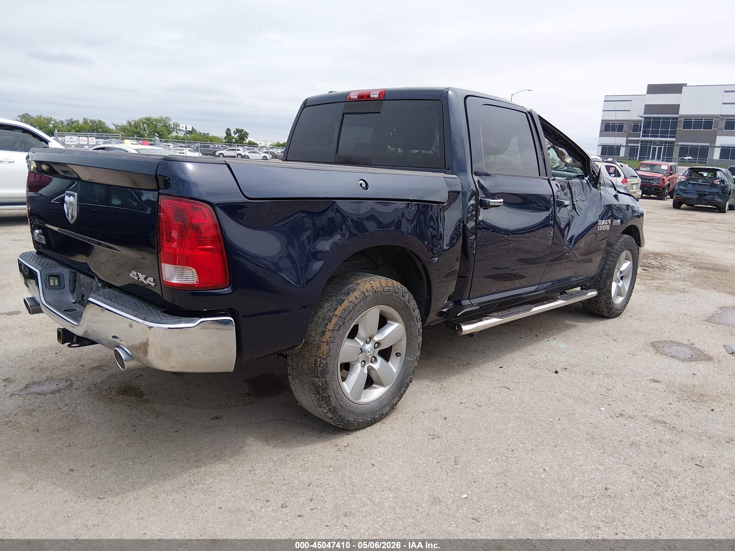 2014 Ram 1500 Big Horn Blue vin: 1C6RR7LT6ES396420