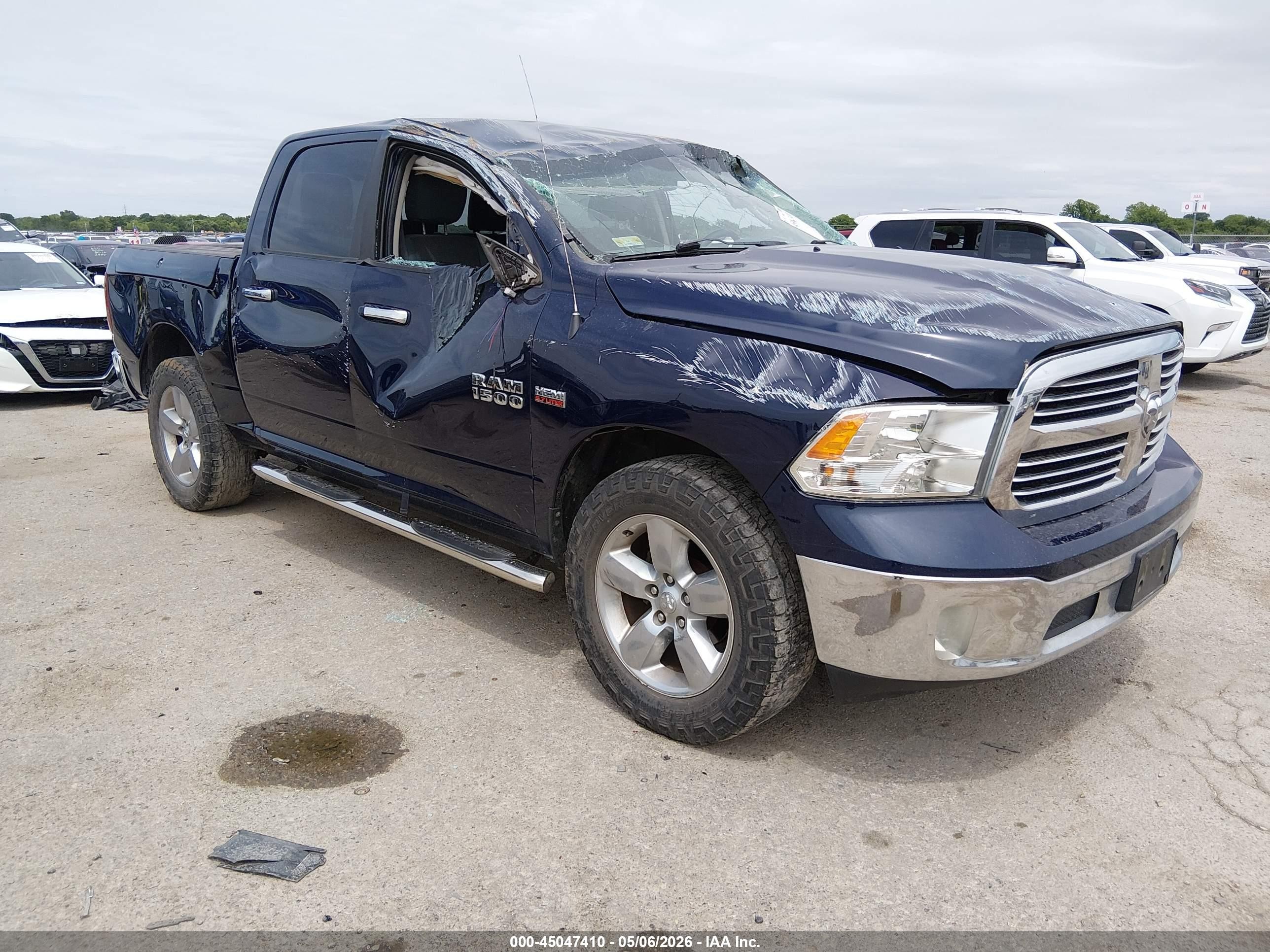 2014 Ram 1500 Big Horn Blue vin: 1C6RR7LT6ES396420
