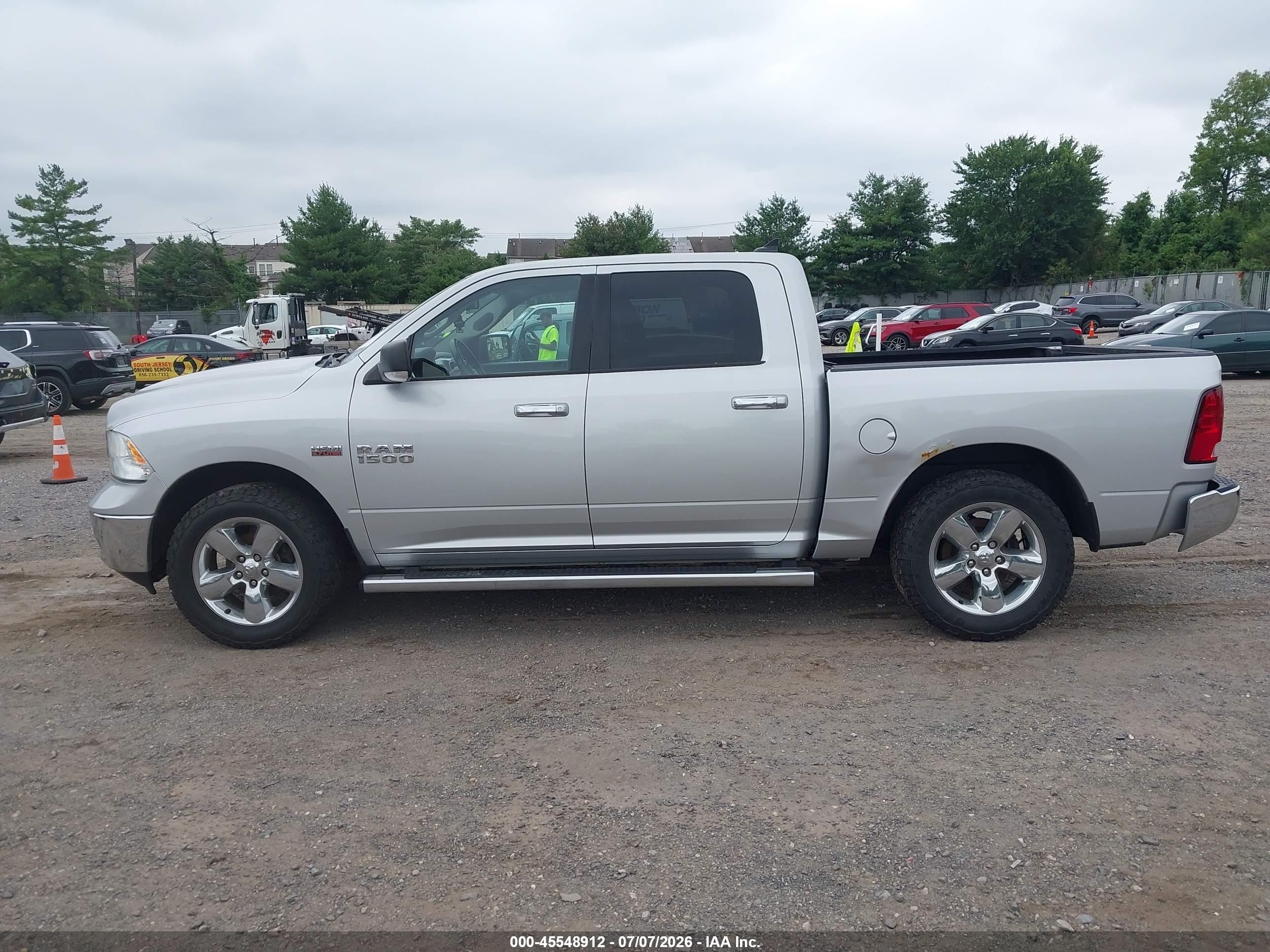 2013 Ram 1500 Big Horn Silver vin: 1C6RR7LT7DS576259