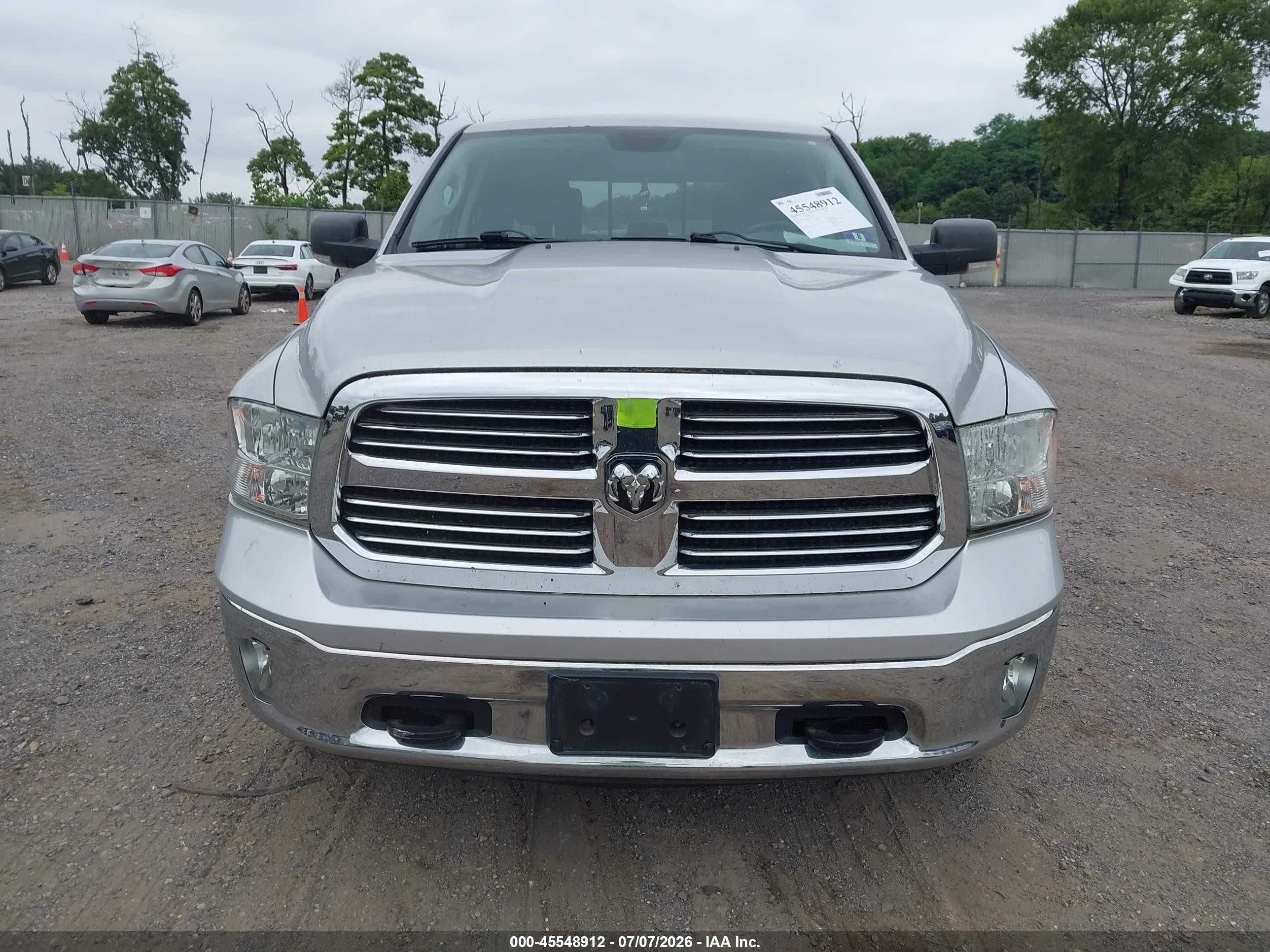 2013 Ram 1500 Big Horn Silver vin: 1C6RR7LT7DS576259