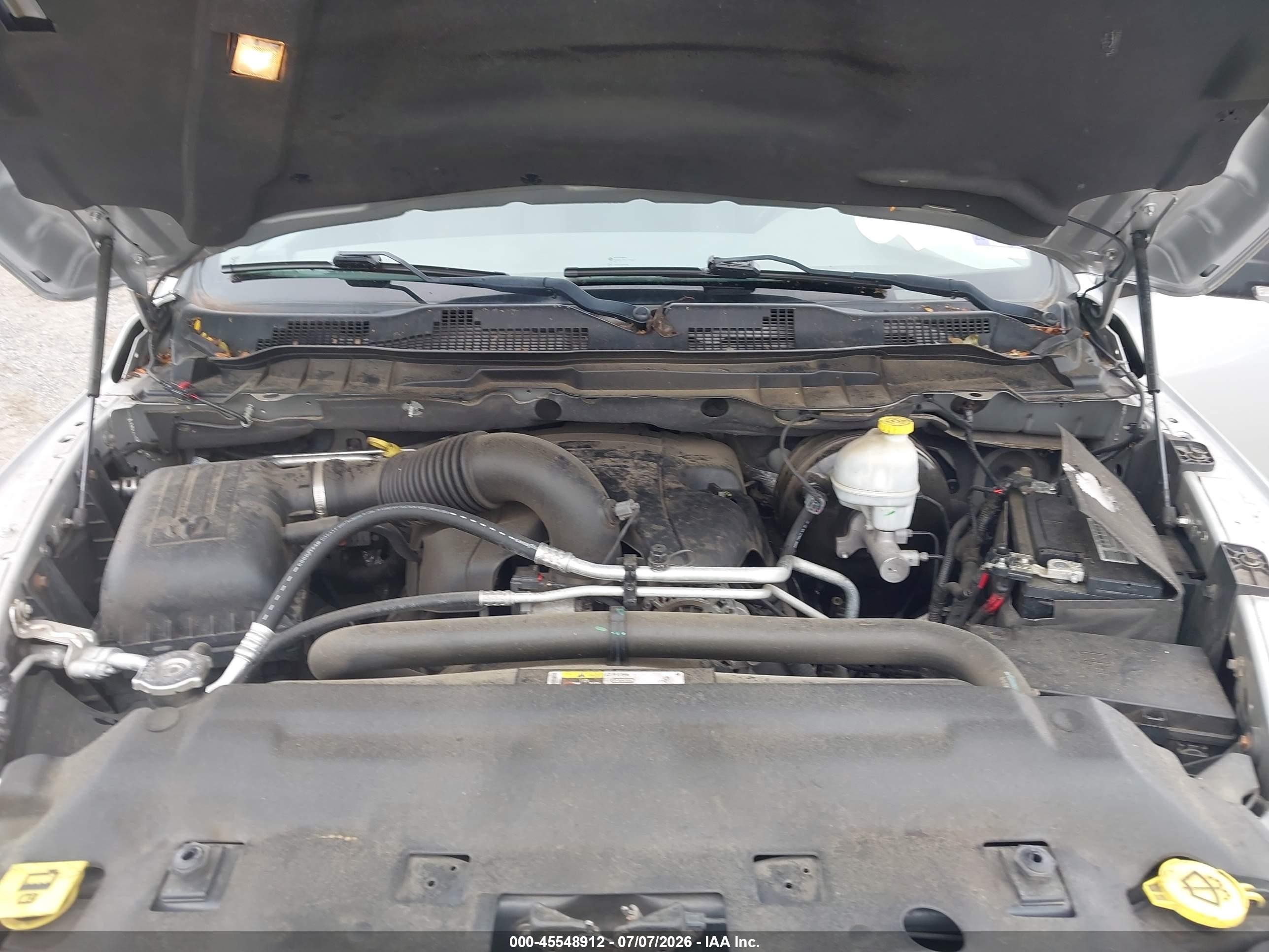 2013 Ram 1500 Big Horn Silver vin: 1C6RR7LT7DS576259