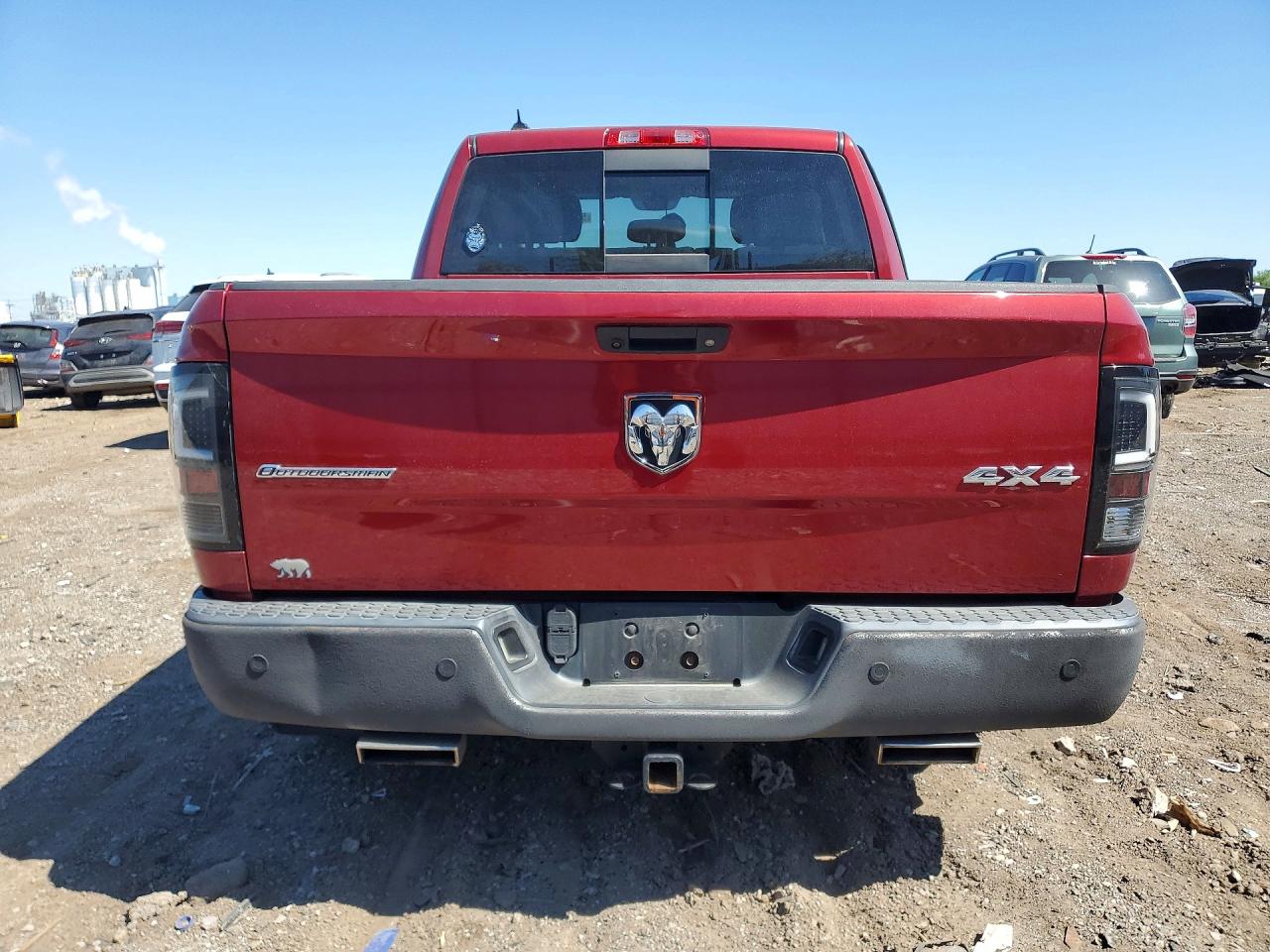 2013 Ram 1500 Slt Red vin: 1C6RR7LT7DS677012