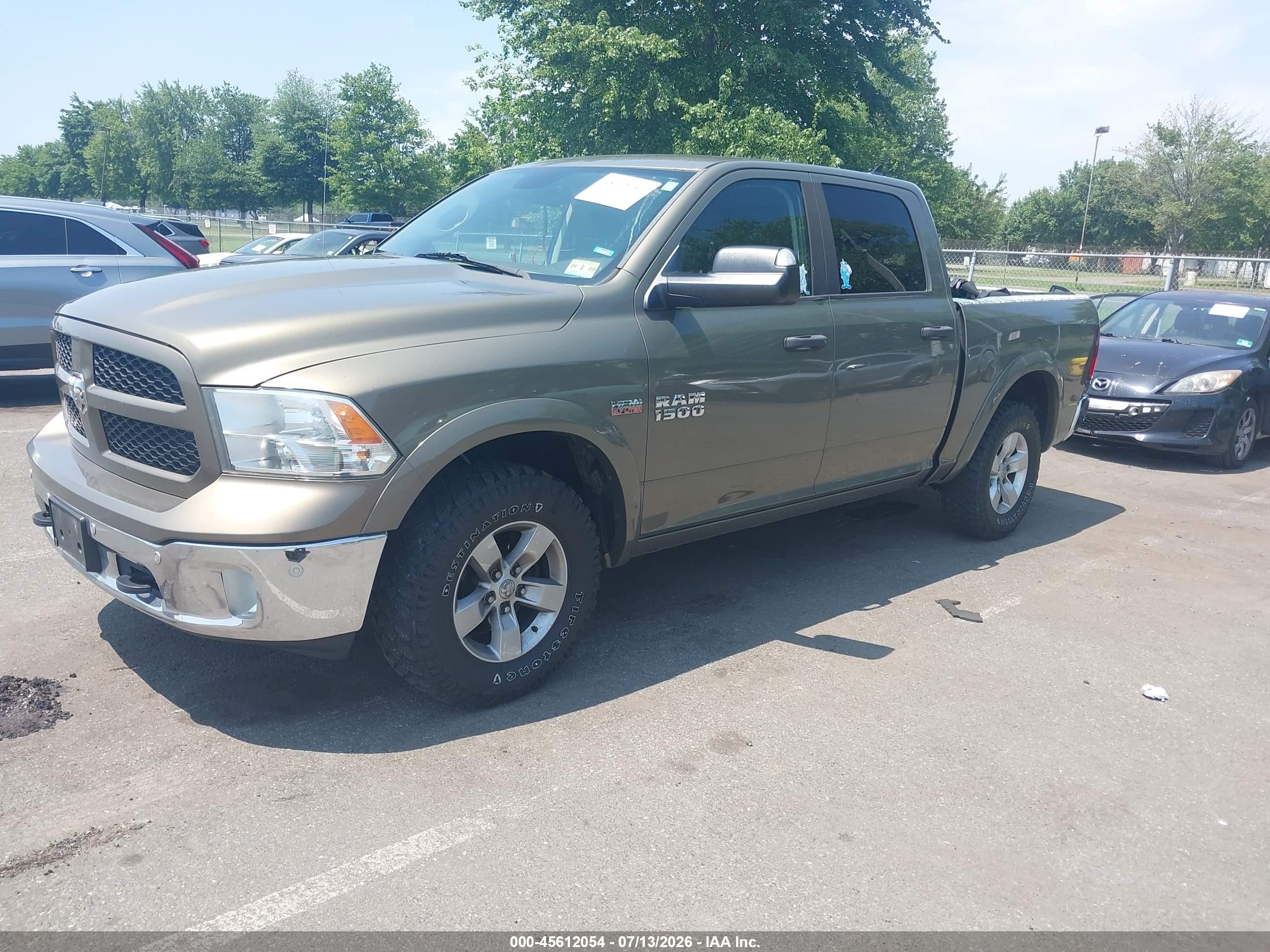 2014 Ram 1500 Outdoorsman Gold vin: 1C6RR7LT7ES220962