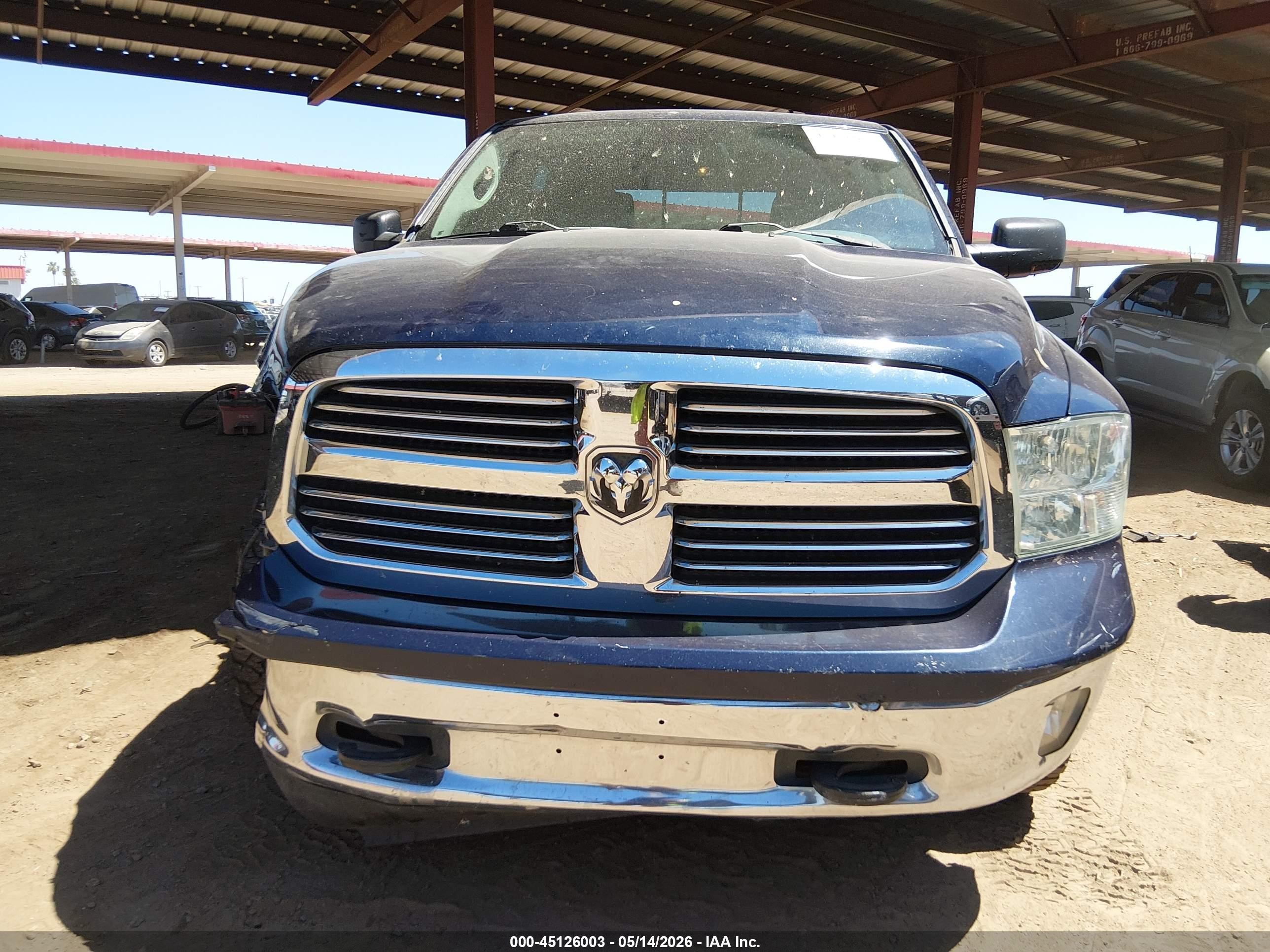 2014 Ram 1500 Big Horn Blue vin: 1C6RR7LT7ES265979