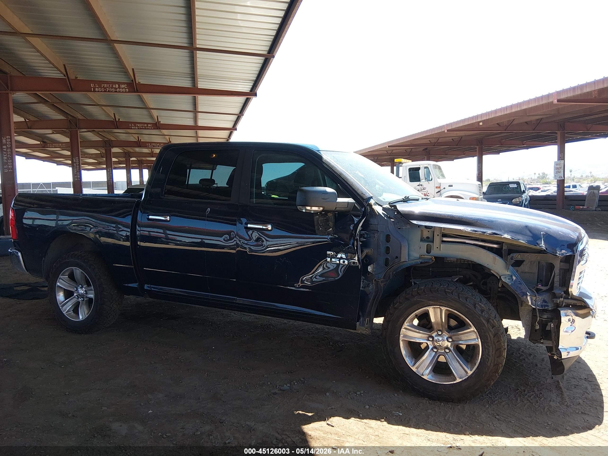 2014 Ram 1500 Big Horn Blue vin: 1C6RR7LT7ES265979