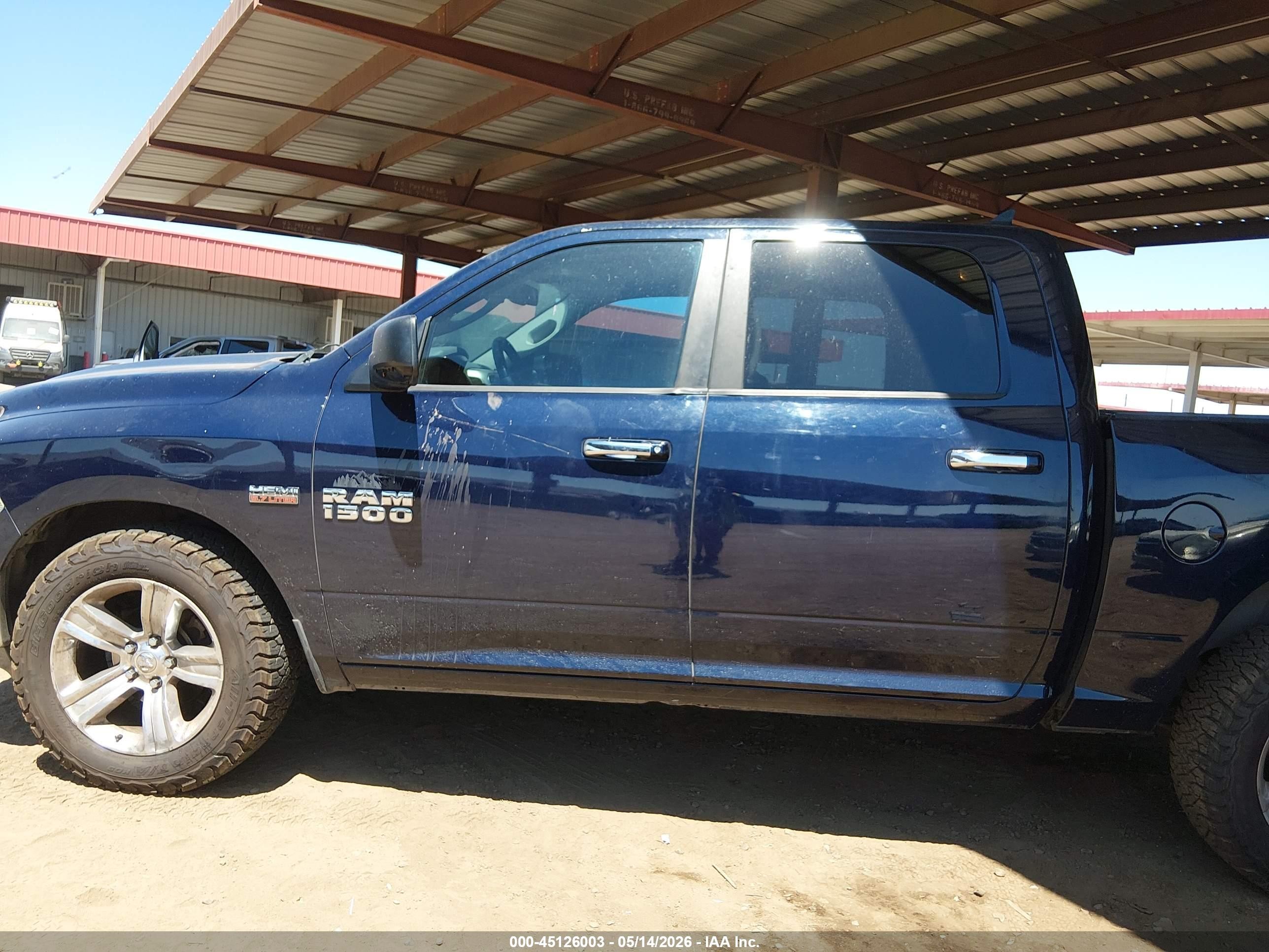 2014 Ram 1500 Big Horn Blue vin: 1C6RR7LT7ES265979