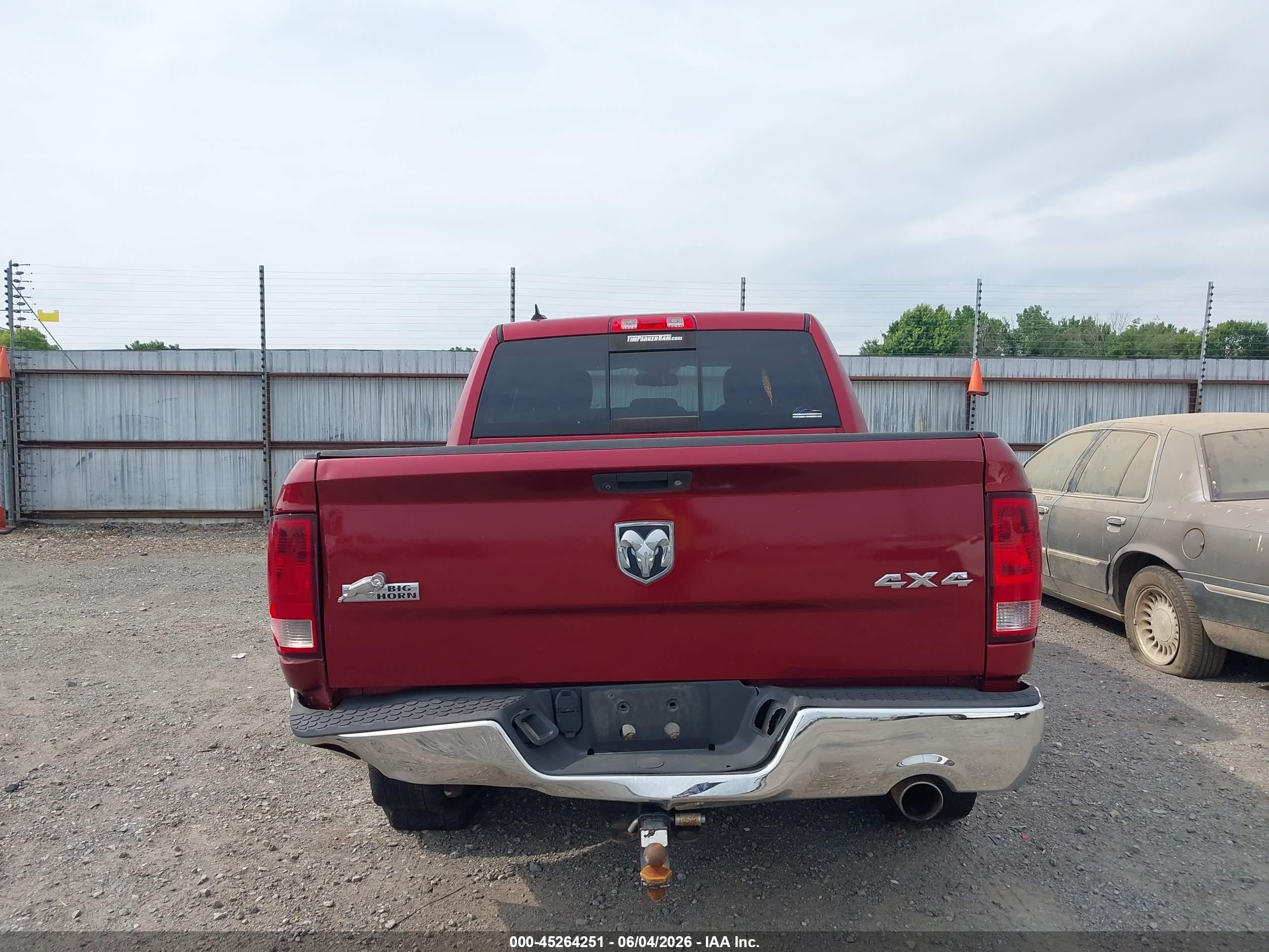 2014 Ram 1500 Big Horn Maroon vin: 1C6RR7LT7ES284600