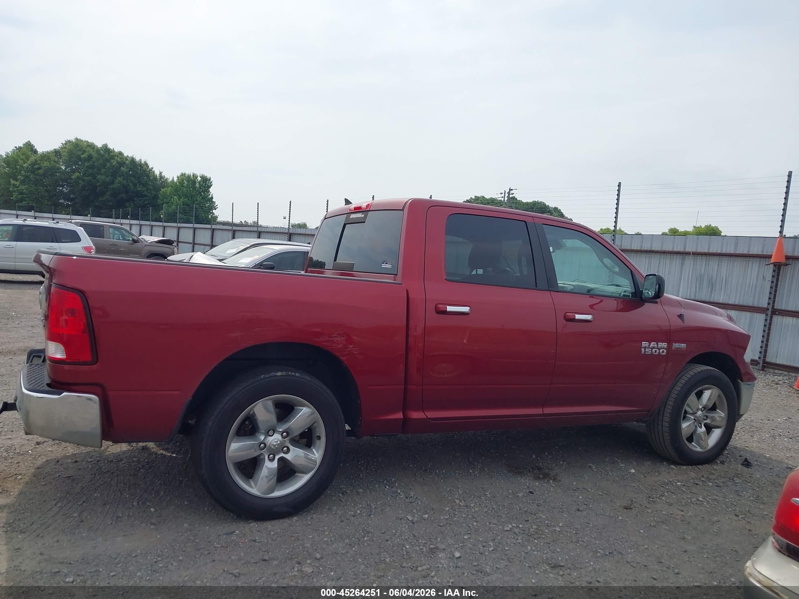 2014 Ram 1500 Big Horn Maroon vin: 1C6RR7LT7ES284600