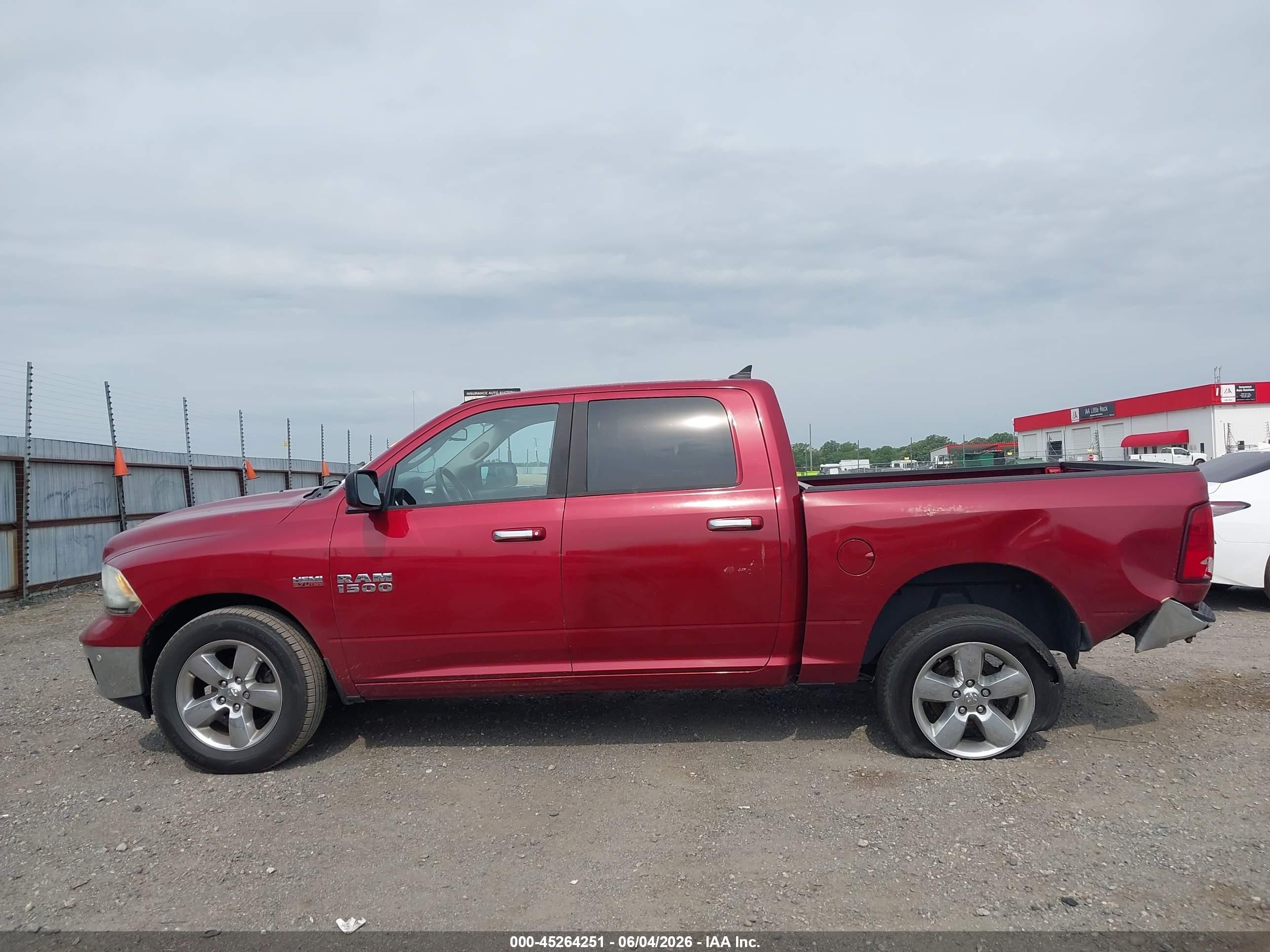 2014 Ram 1500 Big Horn Maroon vin: 1C6RR7LT7ES284600
