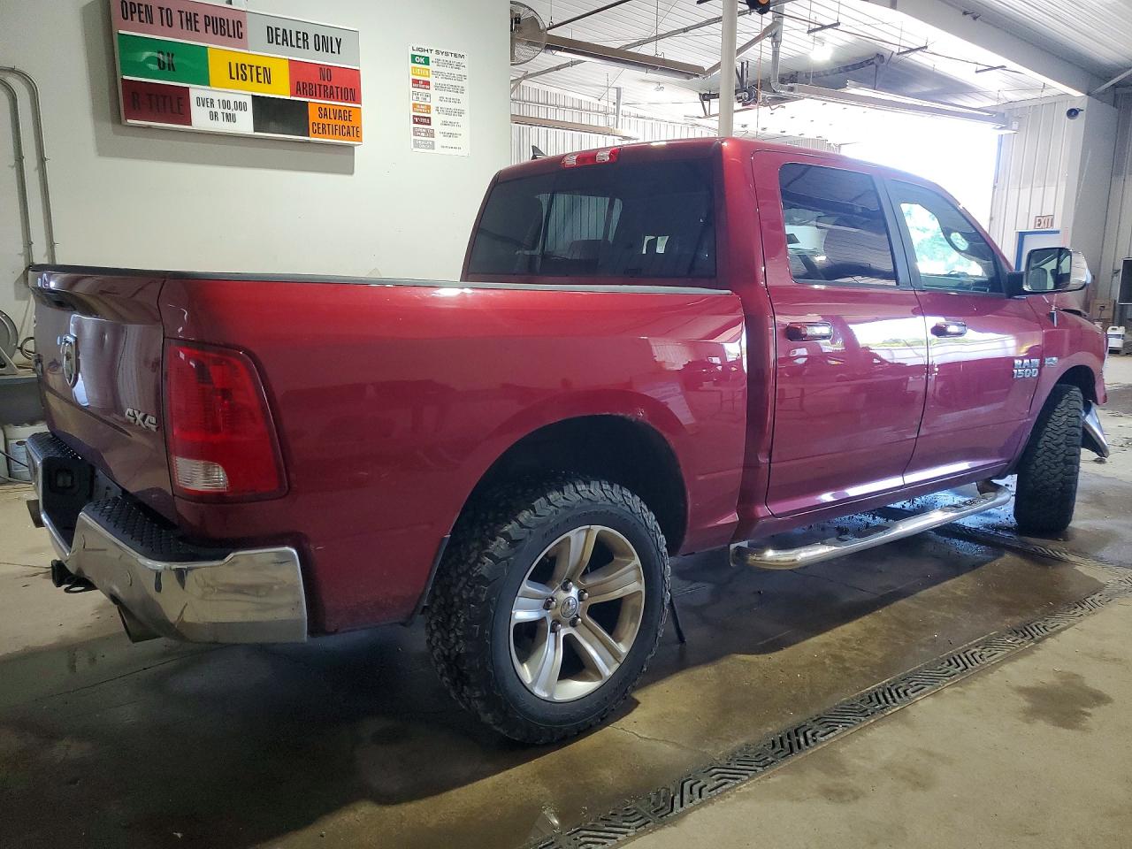 2014 Ram 1500 Slt Red vin: 1C6RR7LT7ES379321