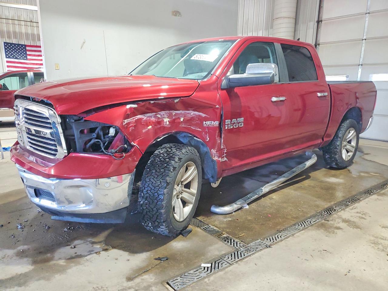 2014 Ram 1500 Slt Red vin: 1C6RR7LT7ES379321