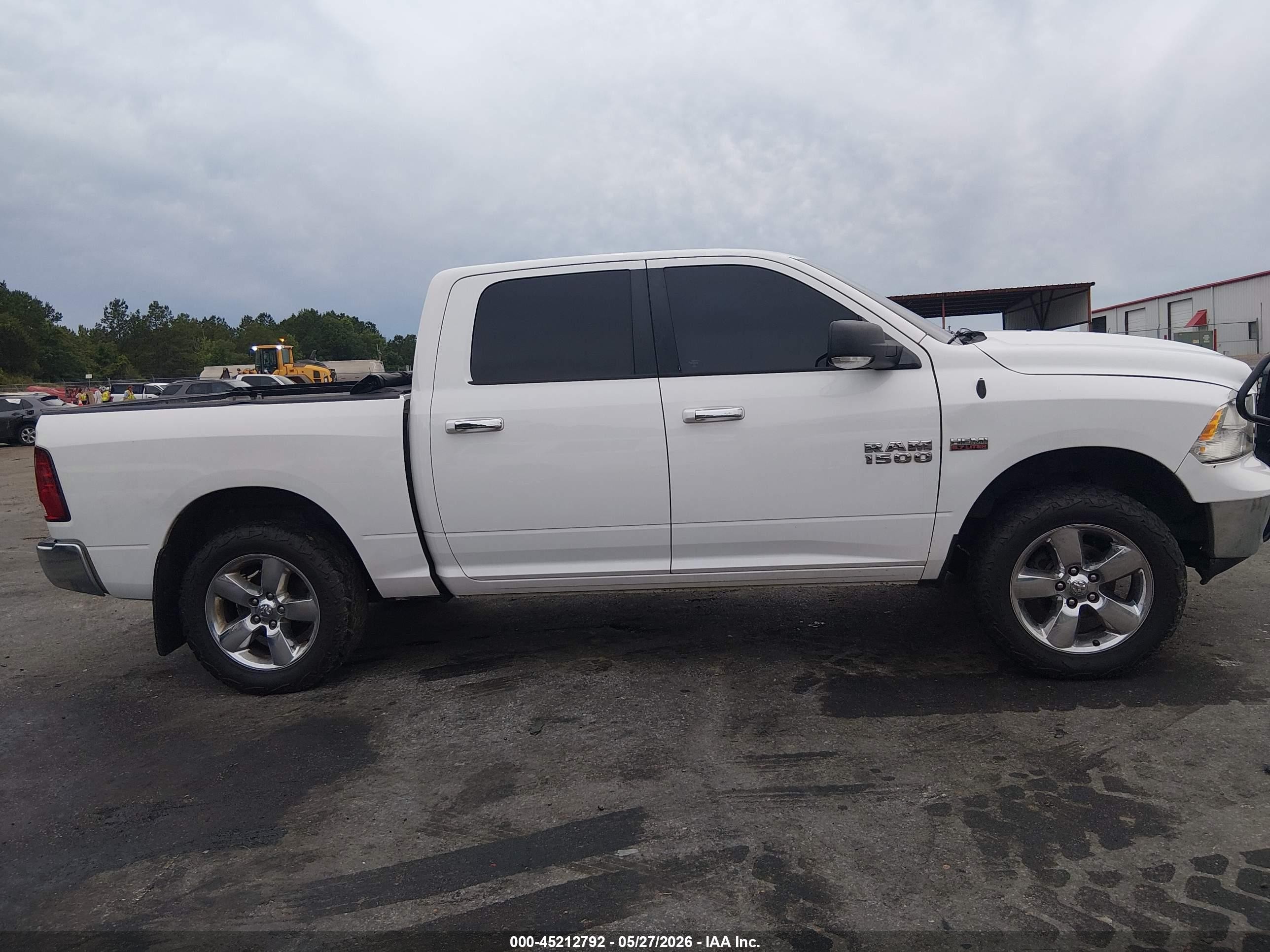 2014 Ram 1500 Big Horn White vin: 1C6RR7LT7ES436844