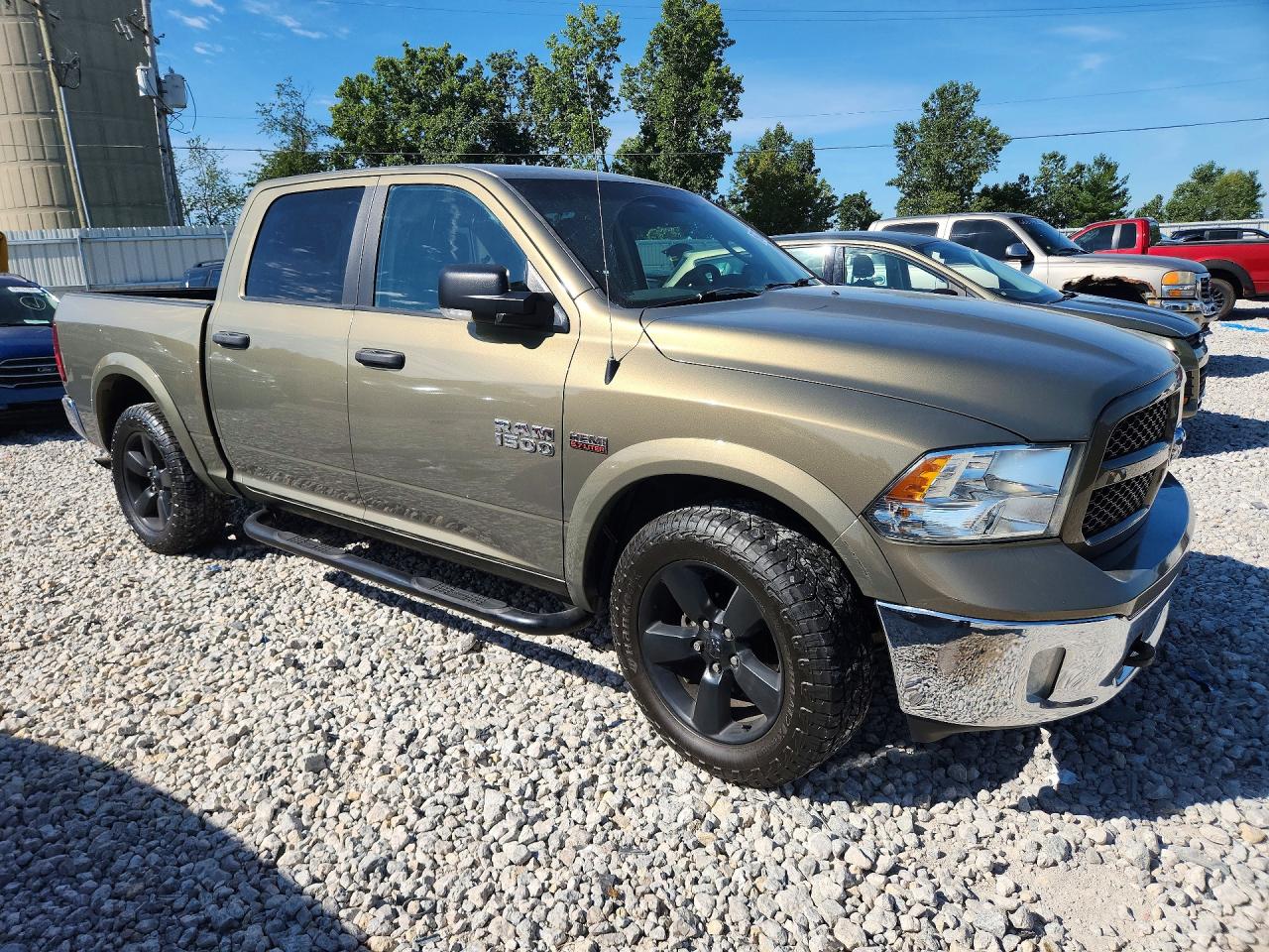 2014 Ram 1500 Slt Green vin: 1C6RR7LT7ES464997