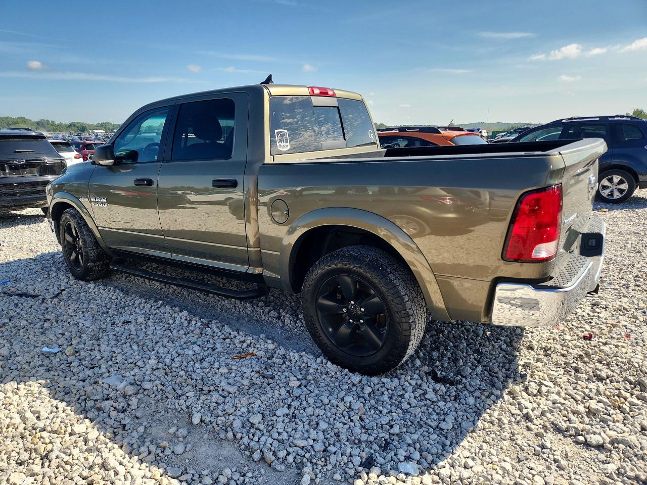 2014 Ram 1500 Slt Green vin: 1C6RR7LT7ES464997