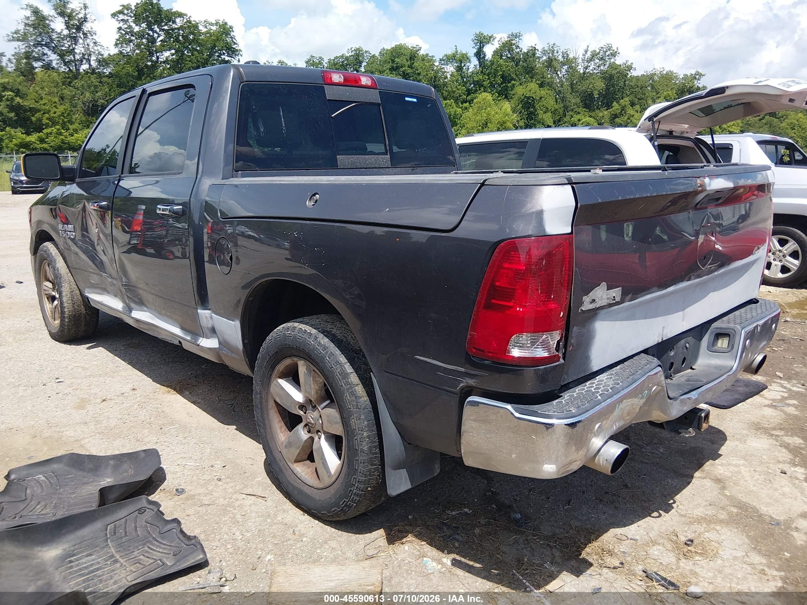 2015 Ram 1500 Big Horn Gray vin: 1C6RR7LT7FS580086