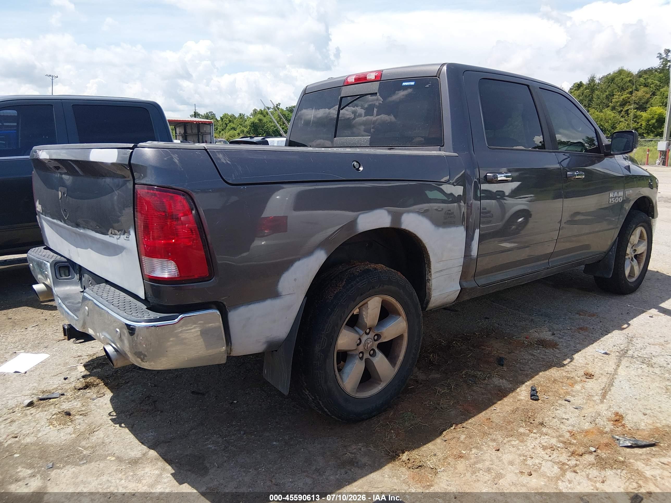 2015 Ram 1500 Big Horn Gray vin: 1C6RR7LT7FS580086