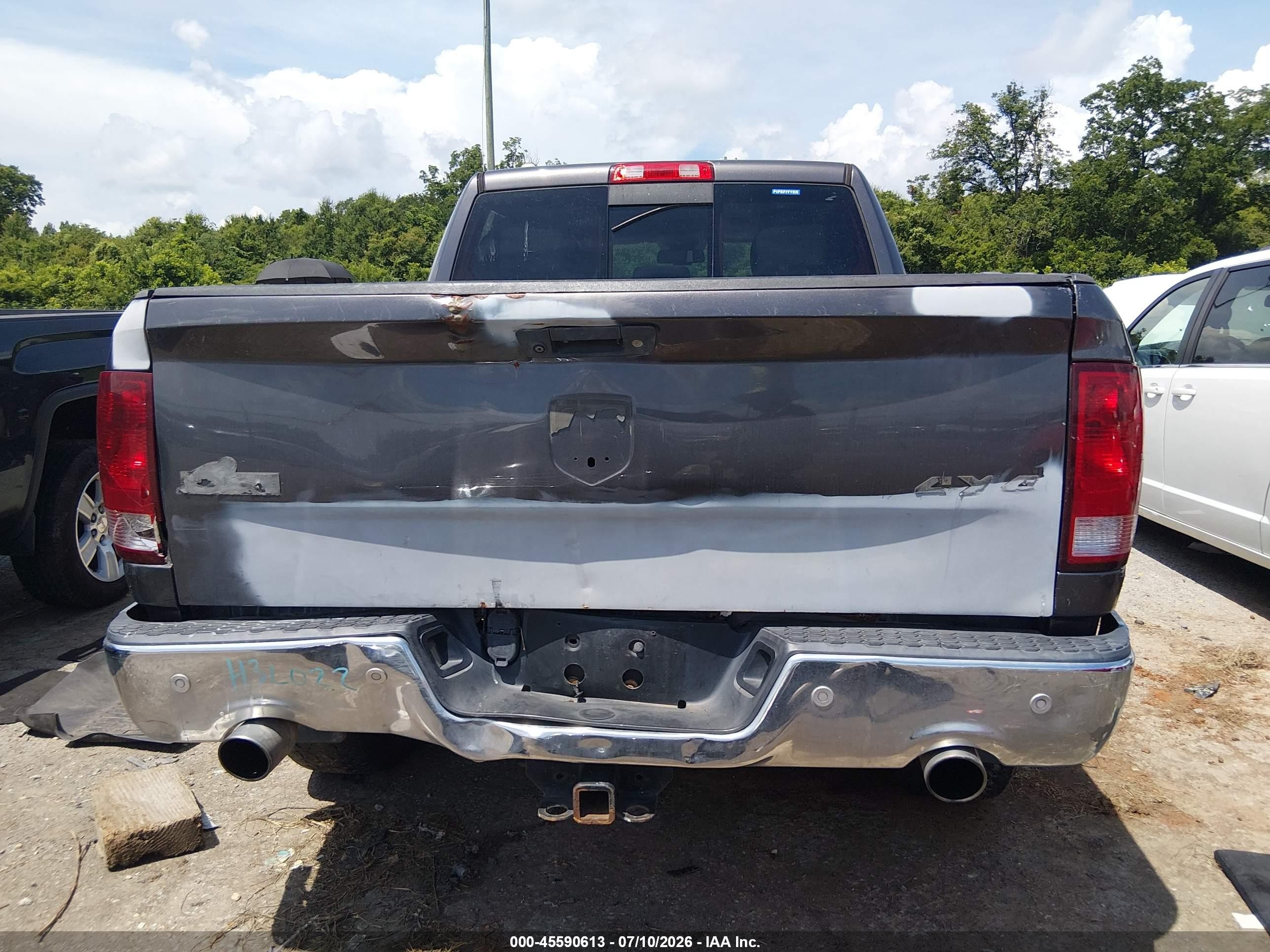 2015 Ram 1500 Big Horn Gray vin: 1C6RR7LT7FS580086