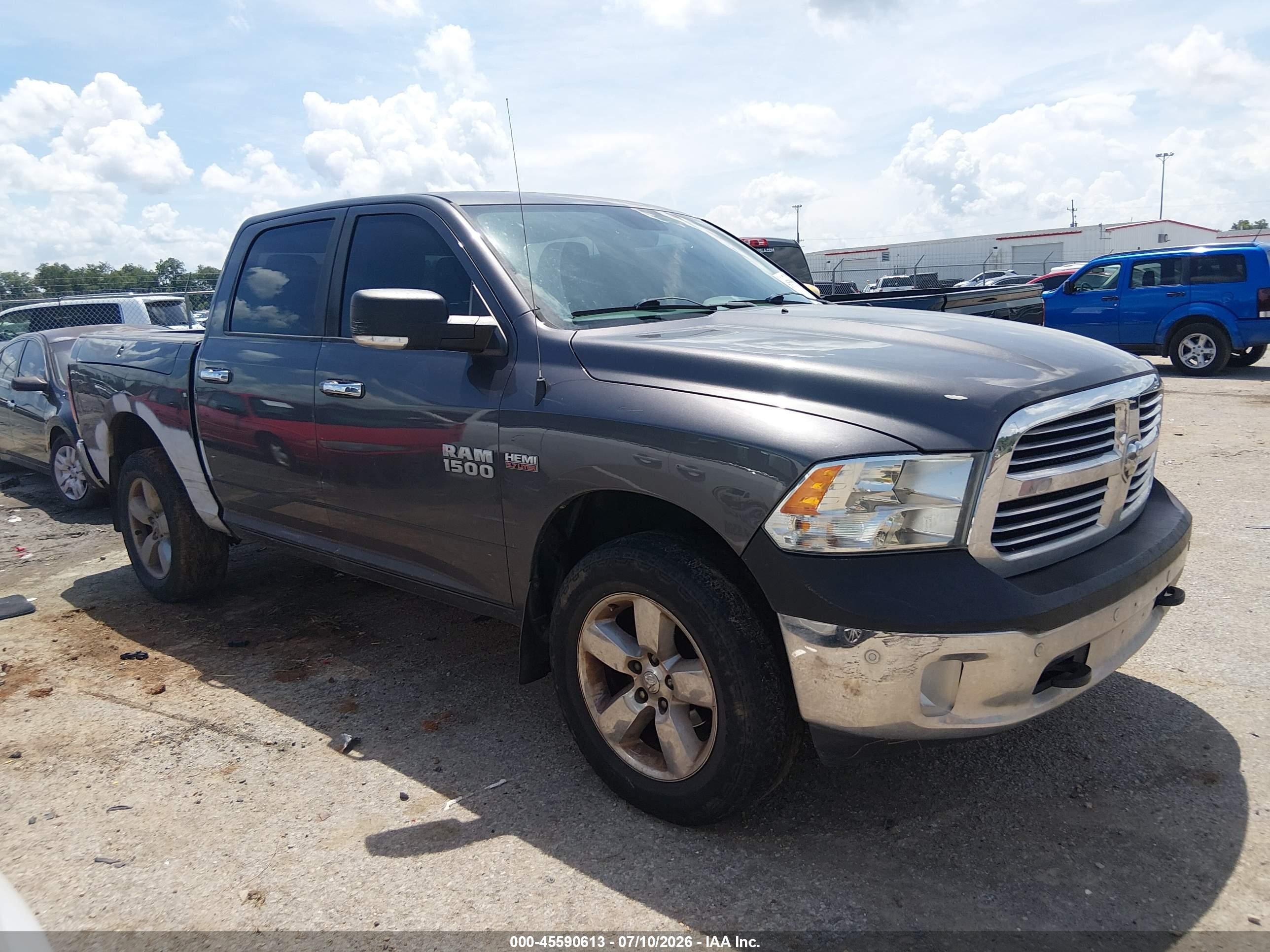 2015 Ram 1500 Big Horn Gray vin: 1C6RR7LT7FS580086