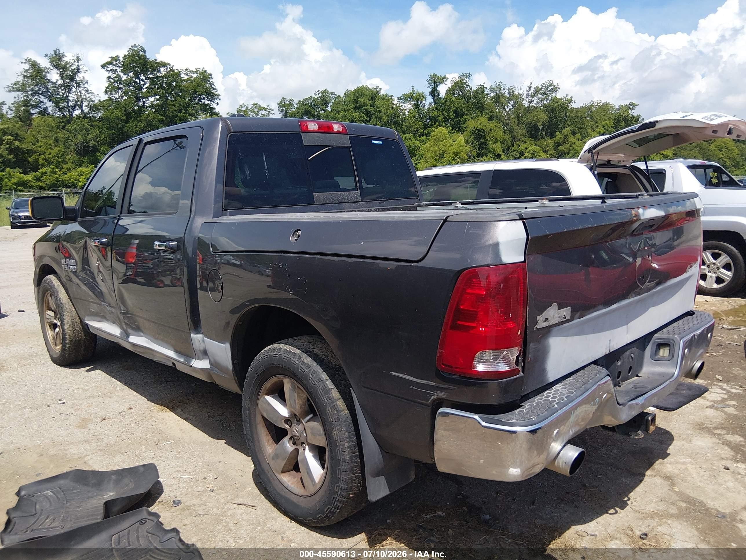 2015 Ram 1500 Big Horn Gray vin: 1C6RR7LT7FS580086