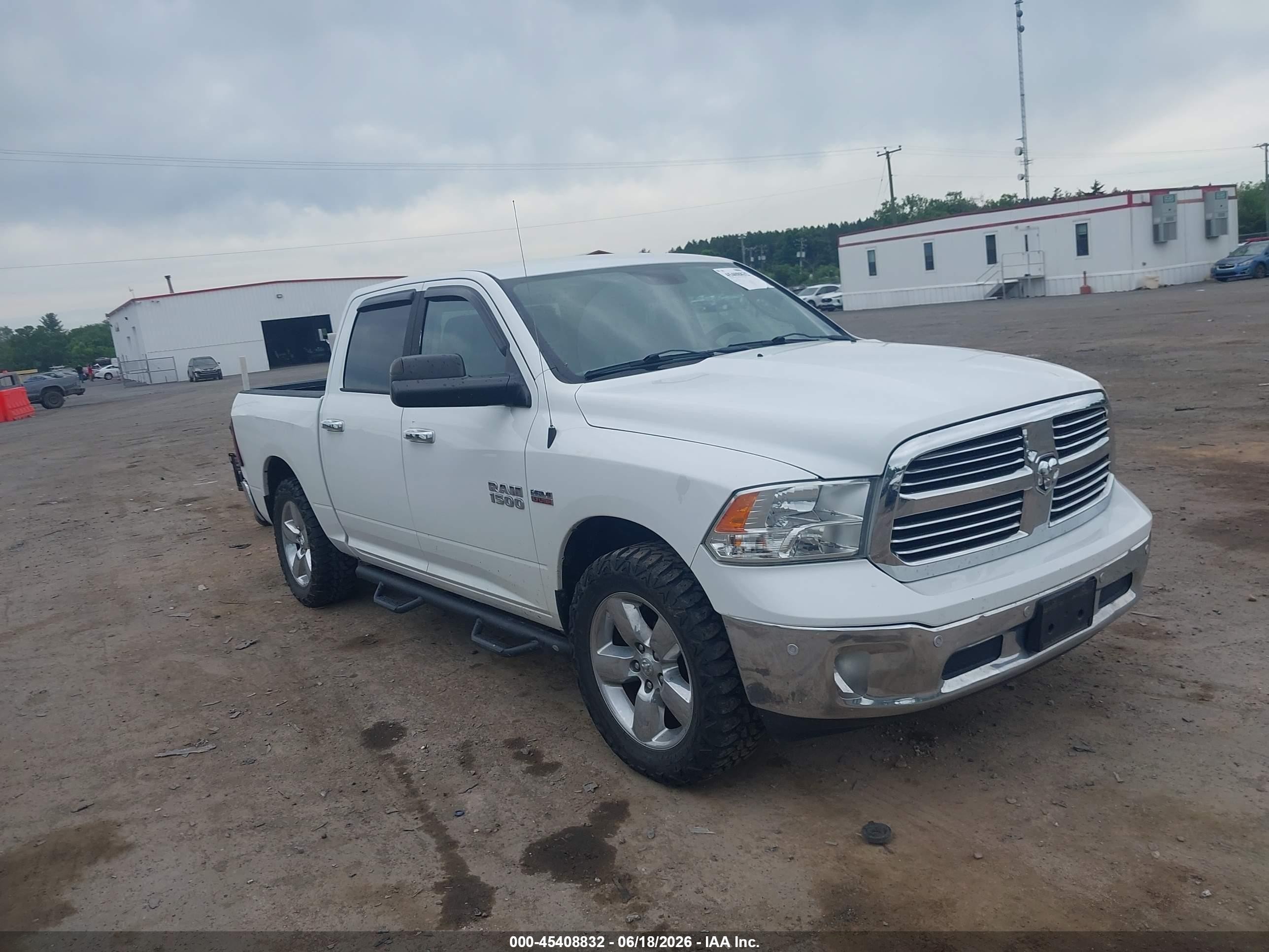 2015 Ram 1500 Big Horn White vin: 1C6RR7LT7FS611918