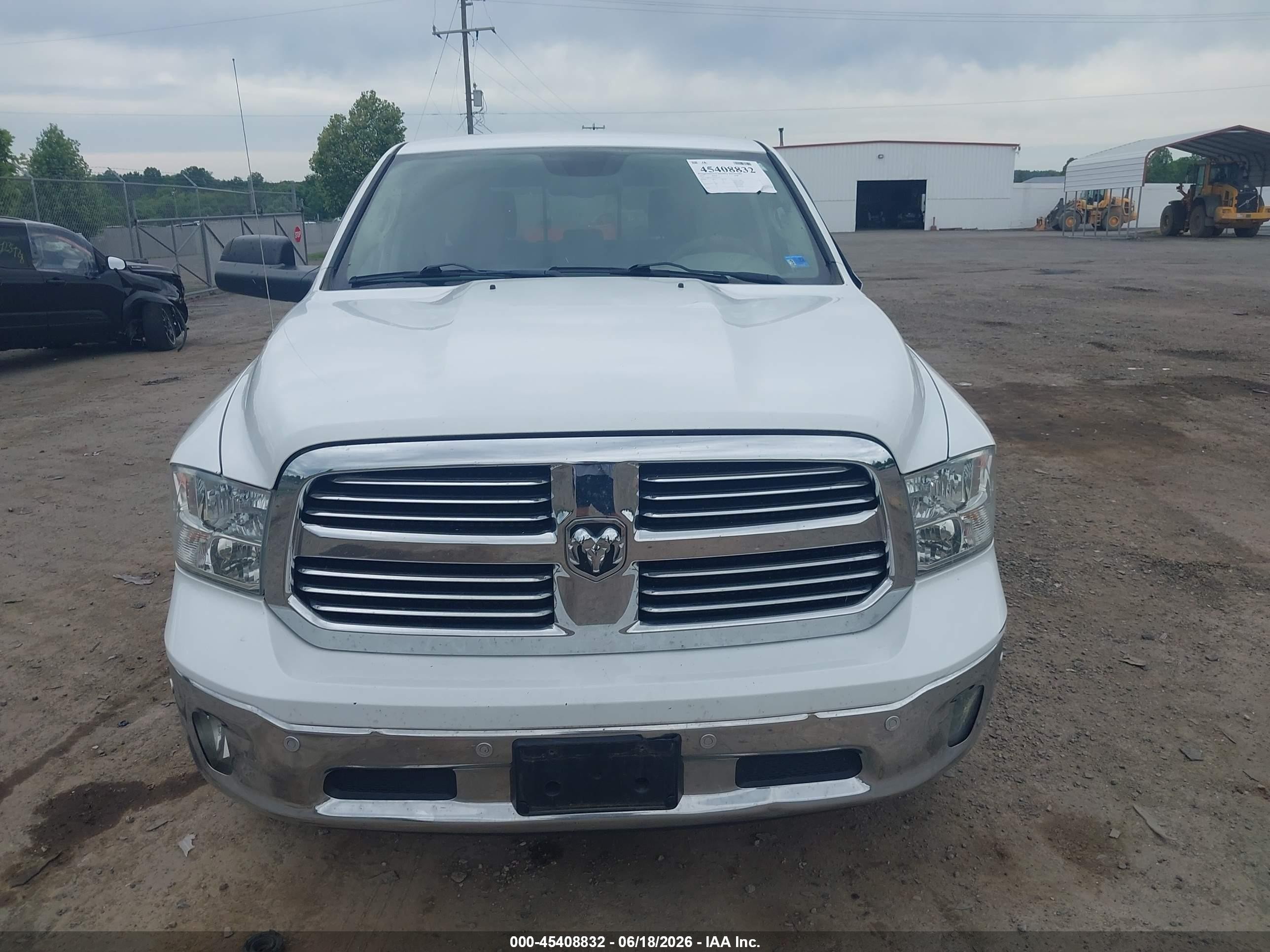 2015 Ram 1500 Big Horn White vin: 1C6RR7LT7FS611918