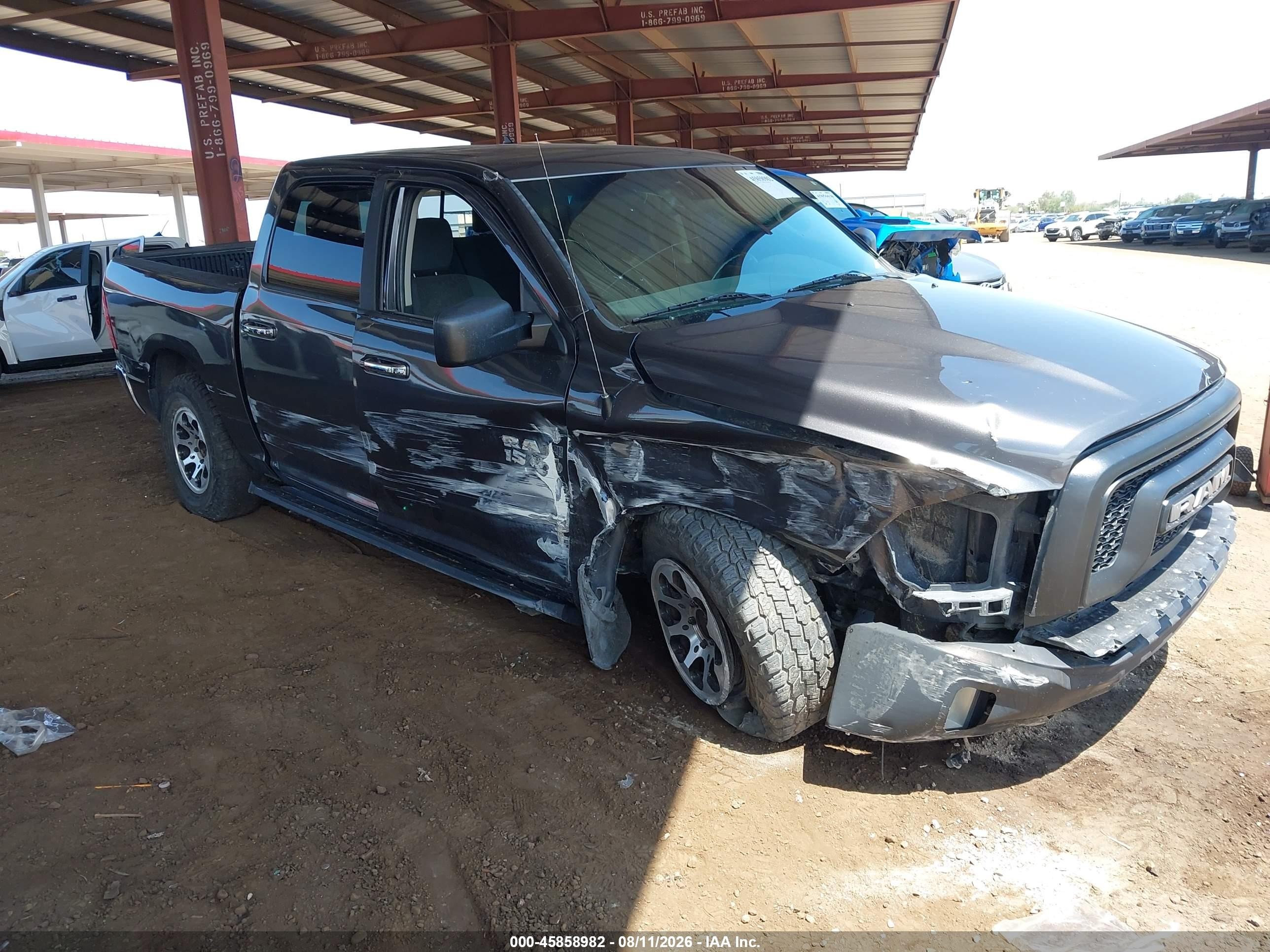 2015 Ram 1500 Big Horn Серый vin: 1C6RR7LT7FS617816