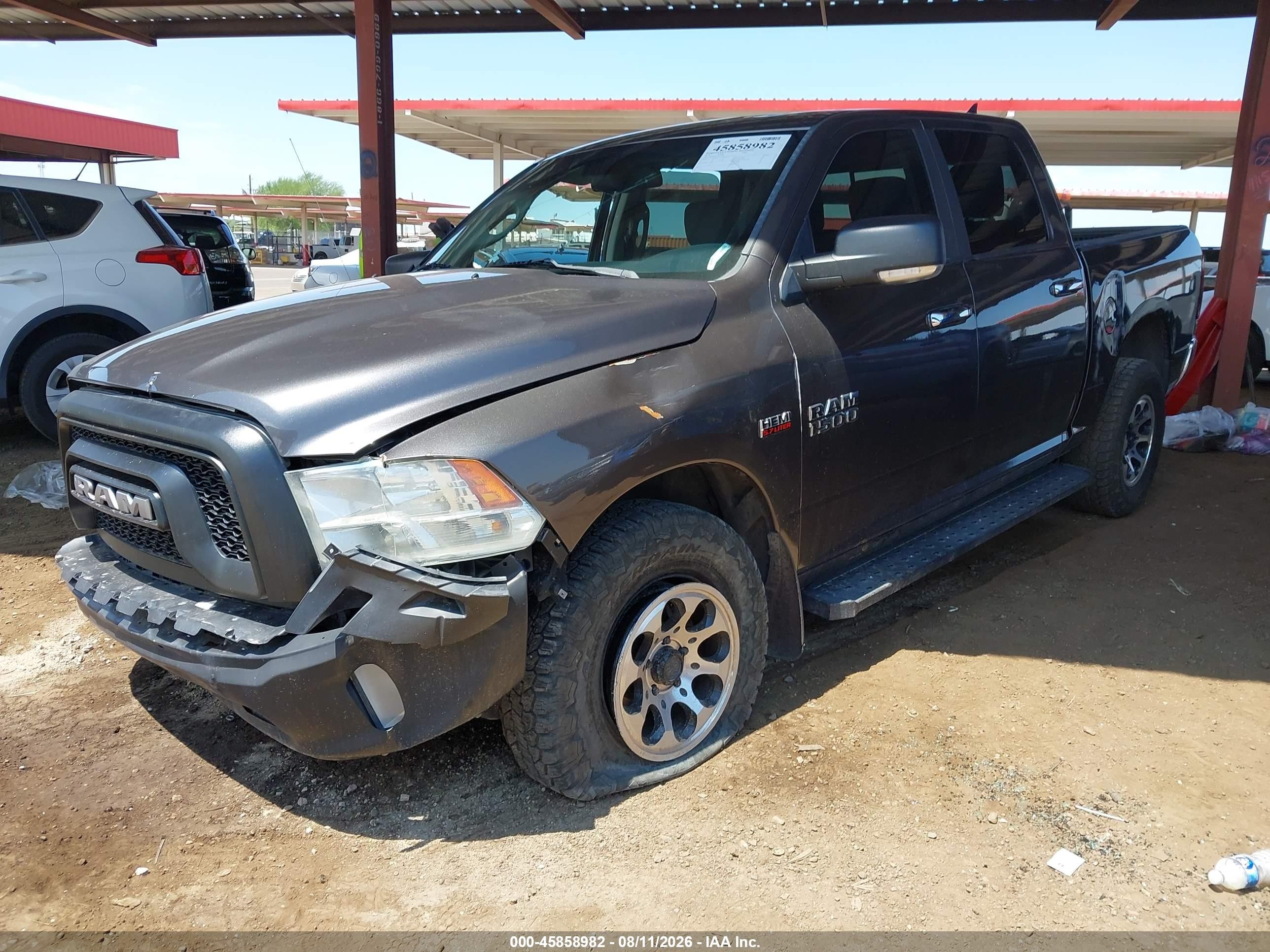 2015 Ram 1500 Big Horn Серый vin: 1C6RR7LT7FS617816