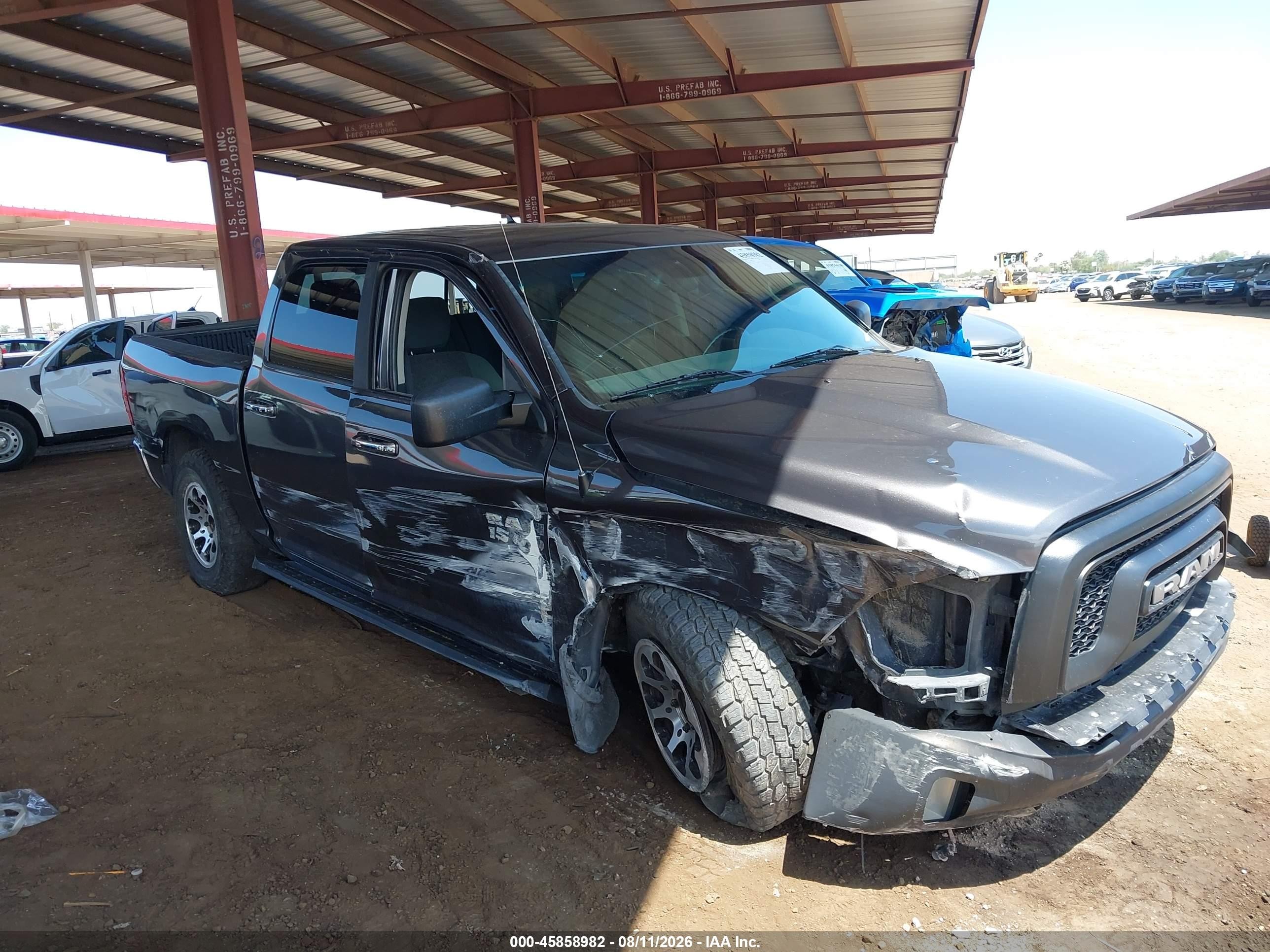 2015 Ram 1500 Big Horn Серый vin: 1C6RR7LT7FS617816