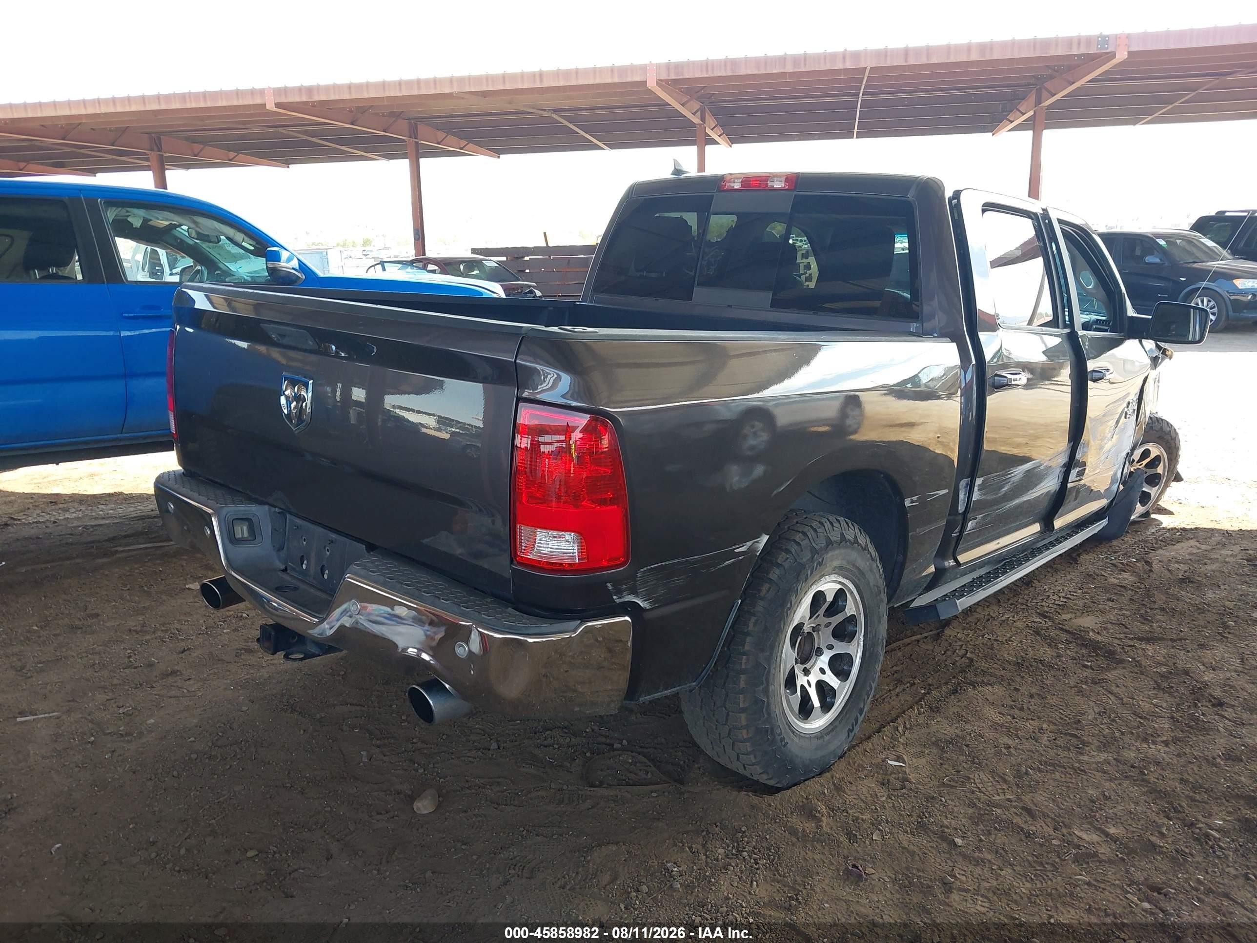2015 Ram 1500 Big Horn Серый vin: 1C6RR7LT7FS617816
