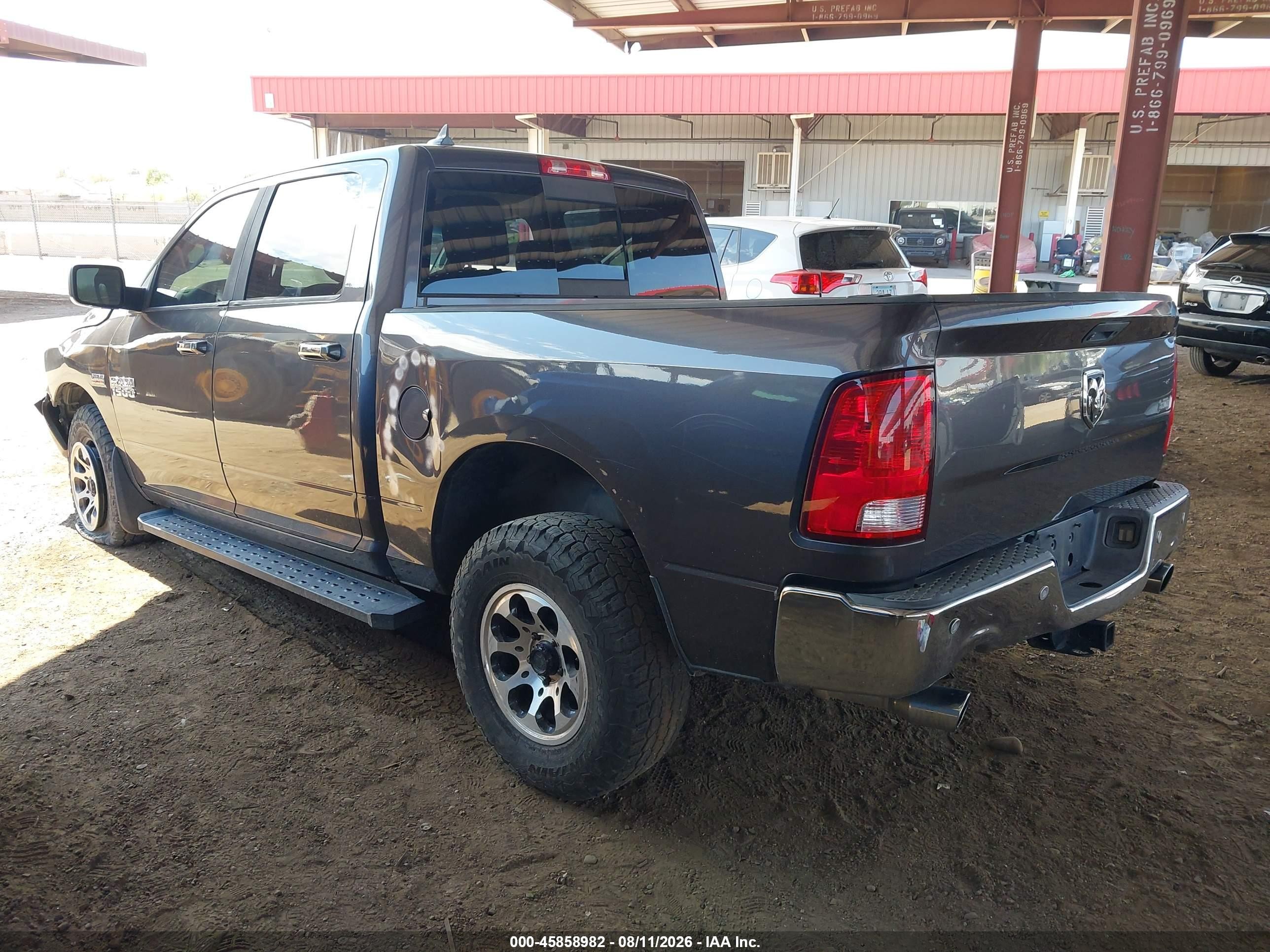 2015 Ram 1500 Big Horn Серый vin: 1C6RR7LT7FS617816