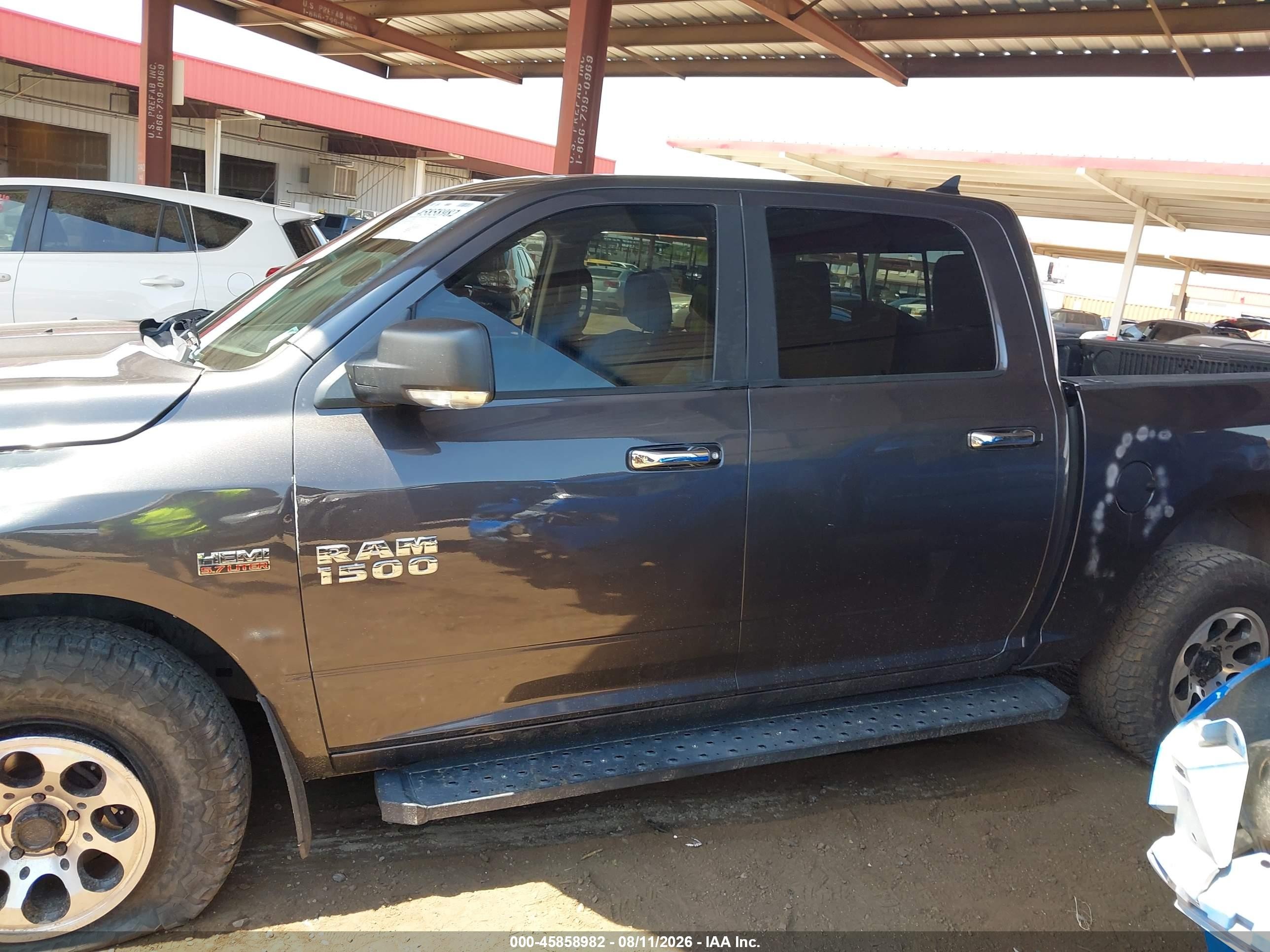 2015 Ram 1500 Big Horn Серый vin: 1C6RR7LT7FS617816