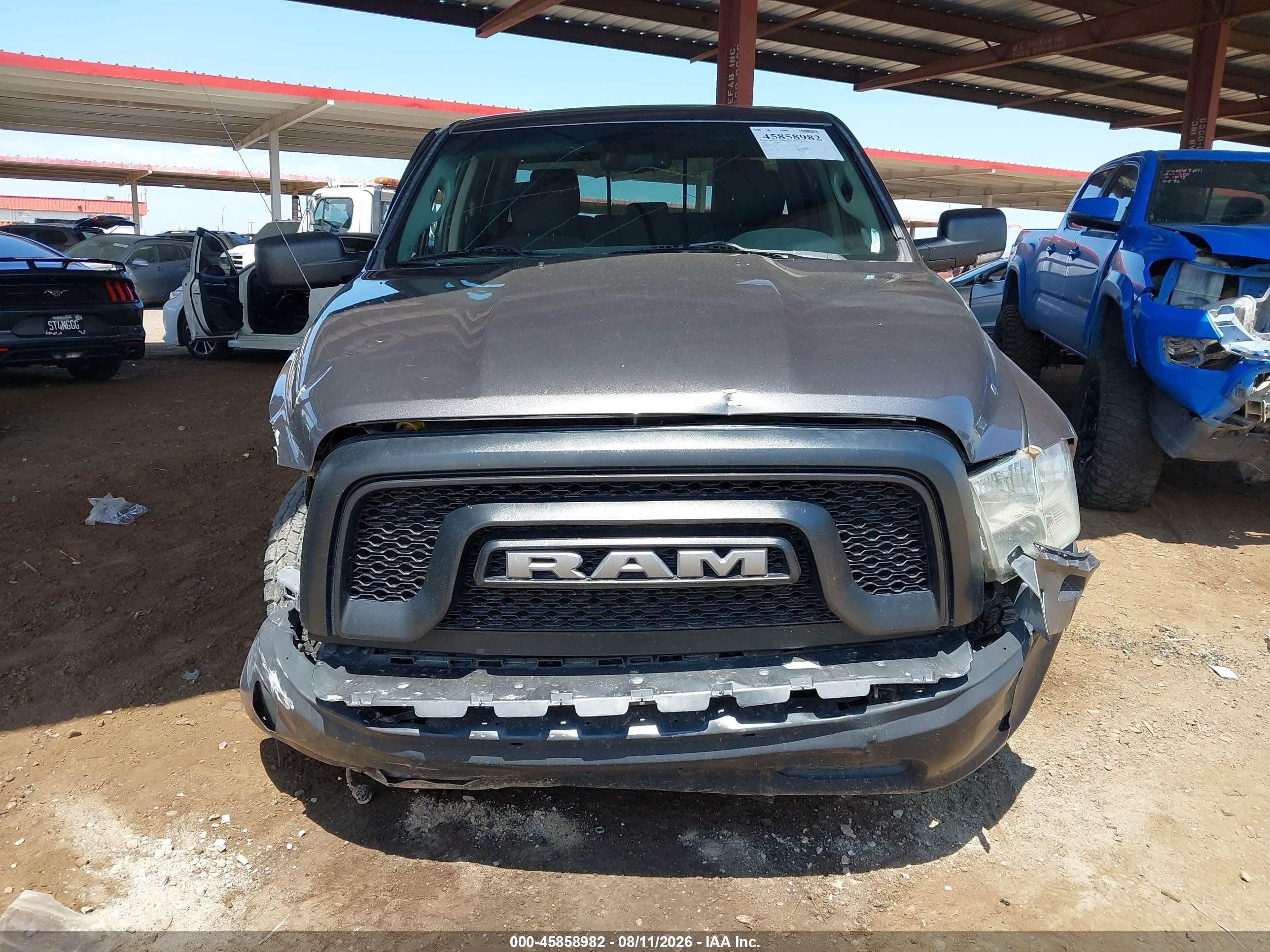 2015 Ram 1500 Big Horn Серый vin: 1C6RR7LT7FS617816