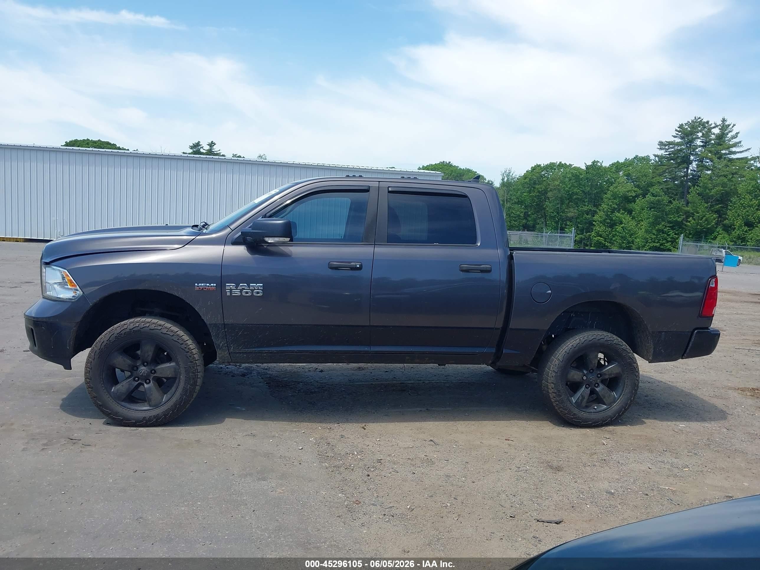 2015 Ram 1500 Outdoorsman Gray vin: 1C6RR7LT7FS626435