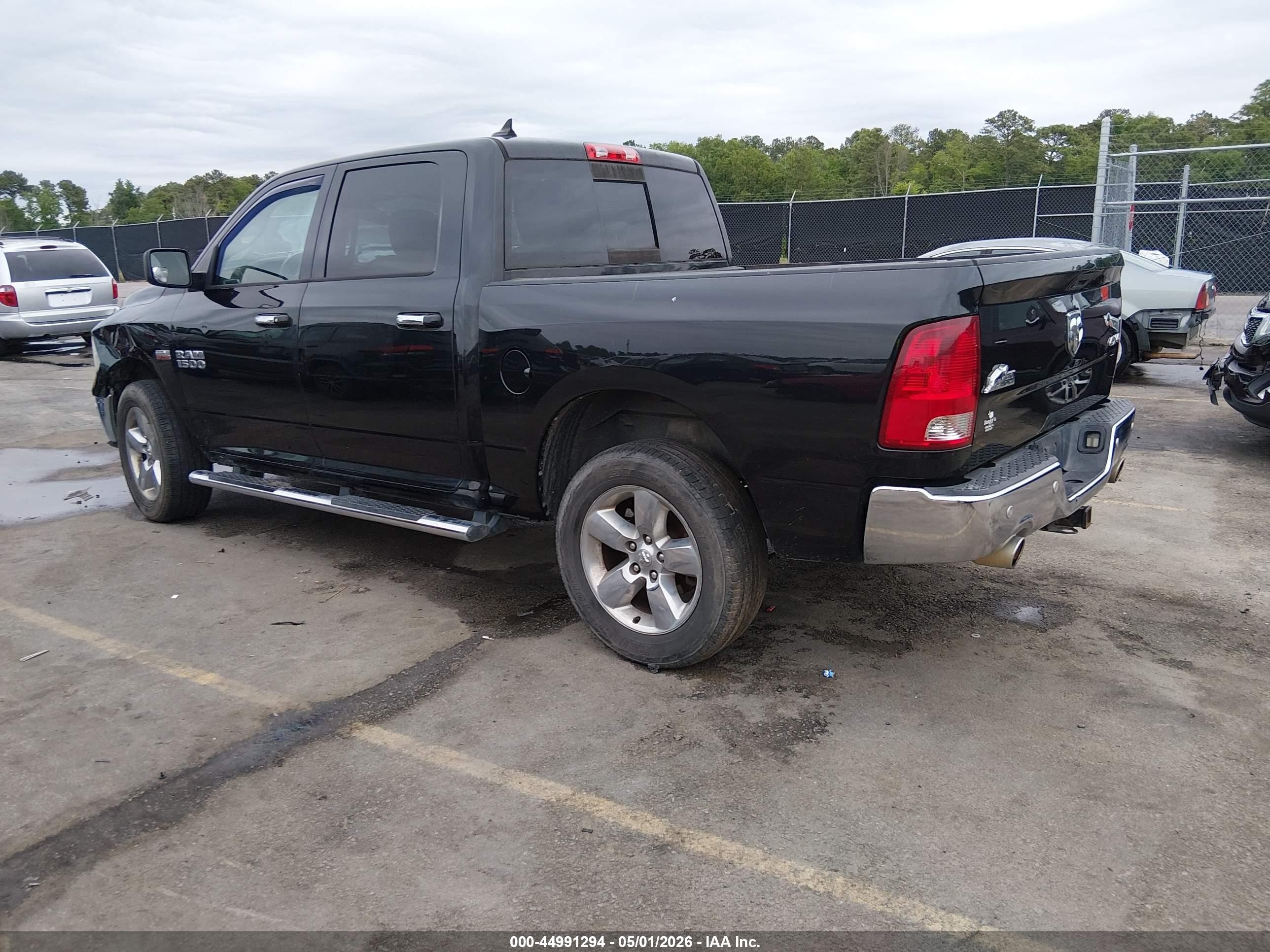 2015 Ram 1500 Big Horn Black vin: 1C6RR7LT7FS671309