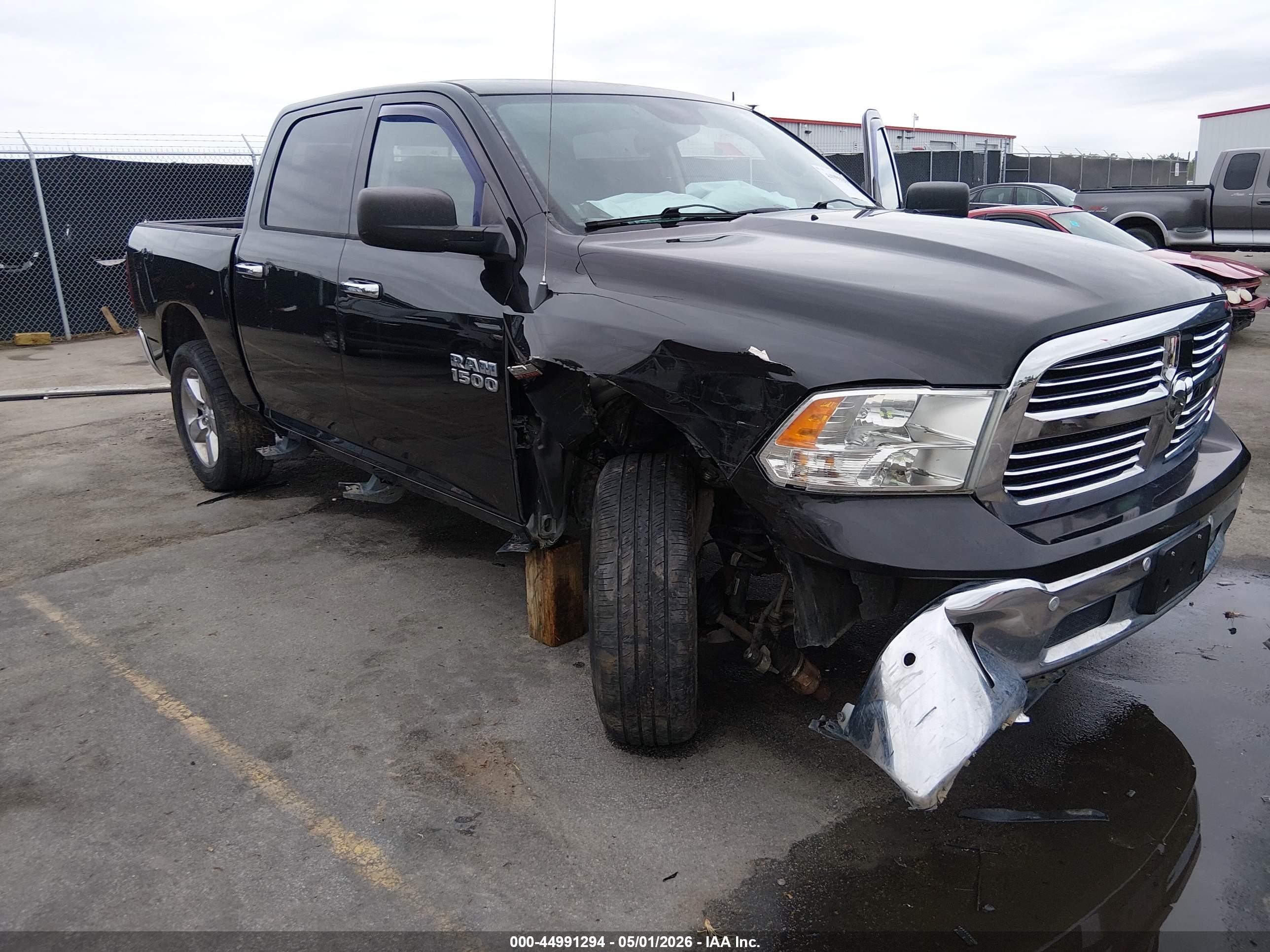 2015 Ram 1500 Big Horn Black vin: 1C6RR7LT7FS671309