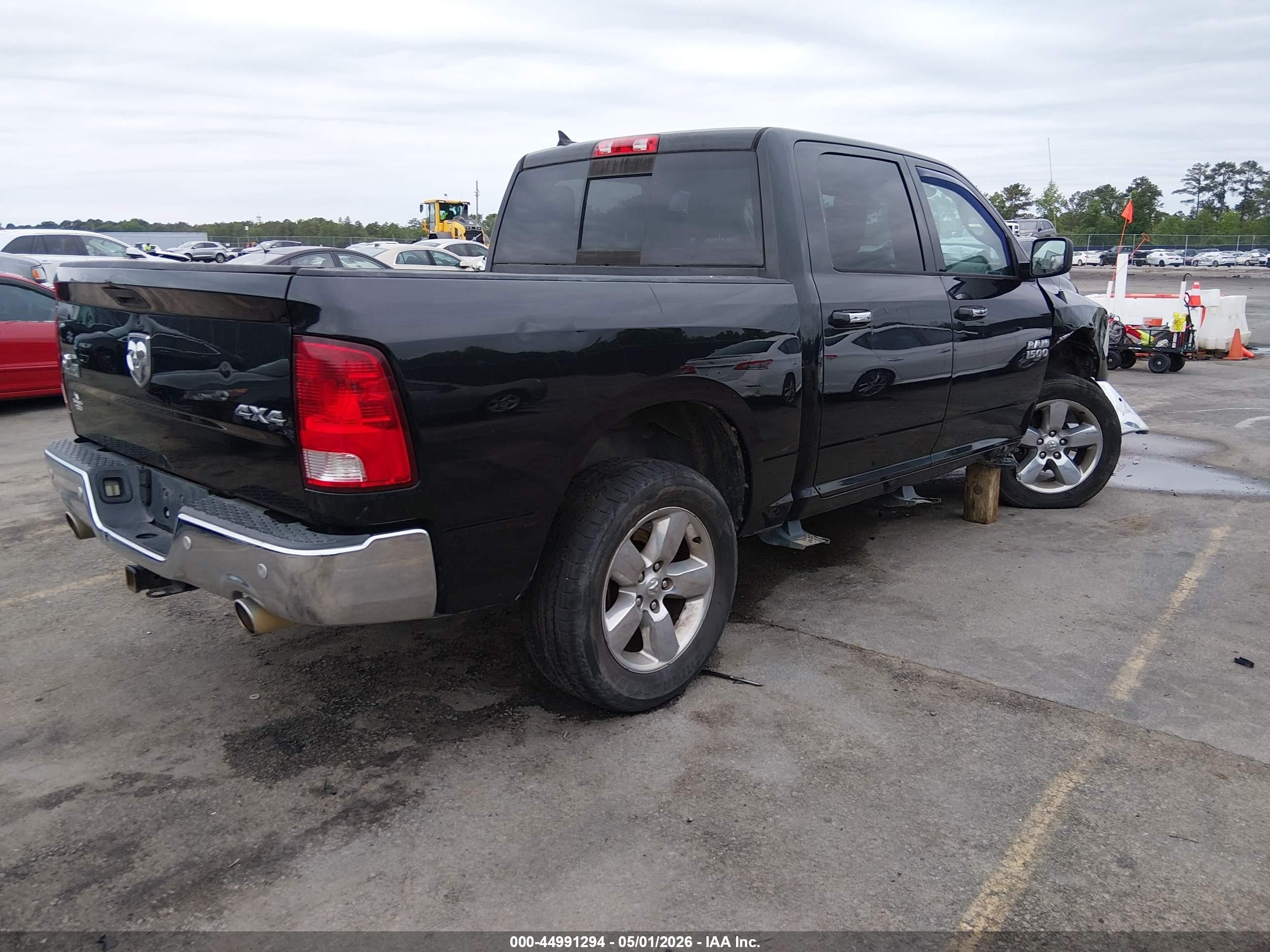 2015 Ram 1500 Big Horn Black vin: 1C6RR7LT7FS671309