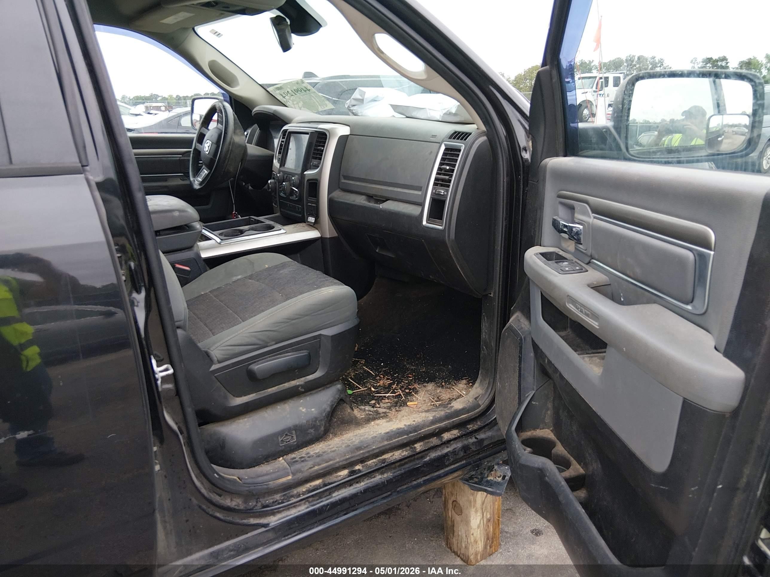 2015 Ram 1500 Big Horn Black vin: 1C6RR7LT7FS671309