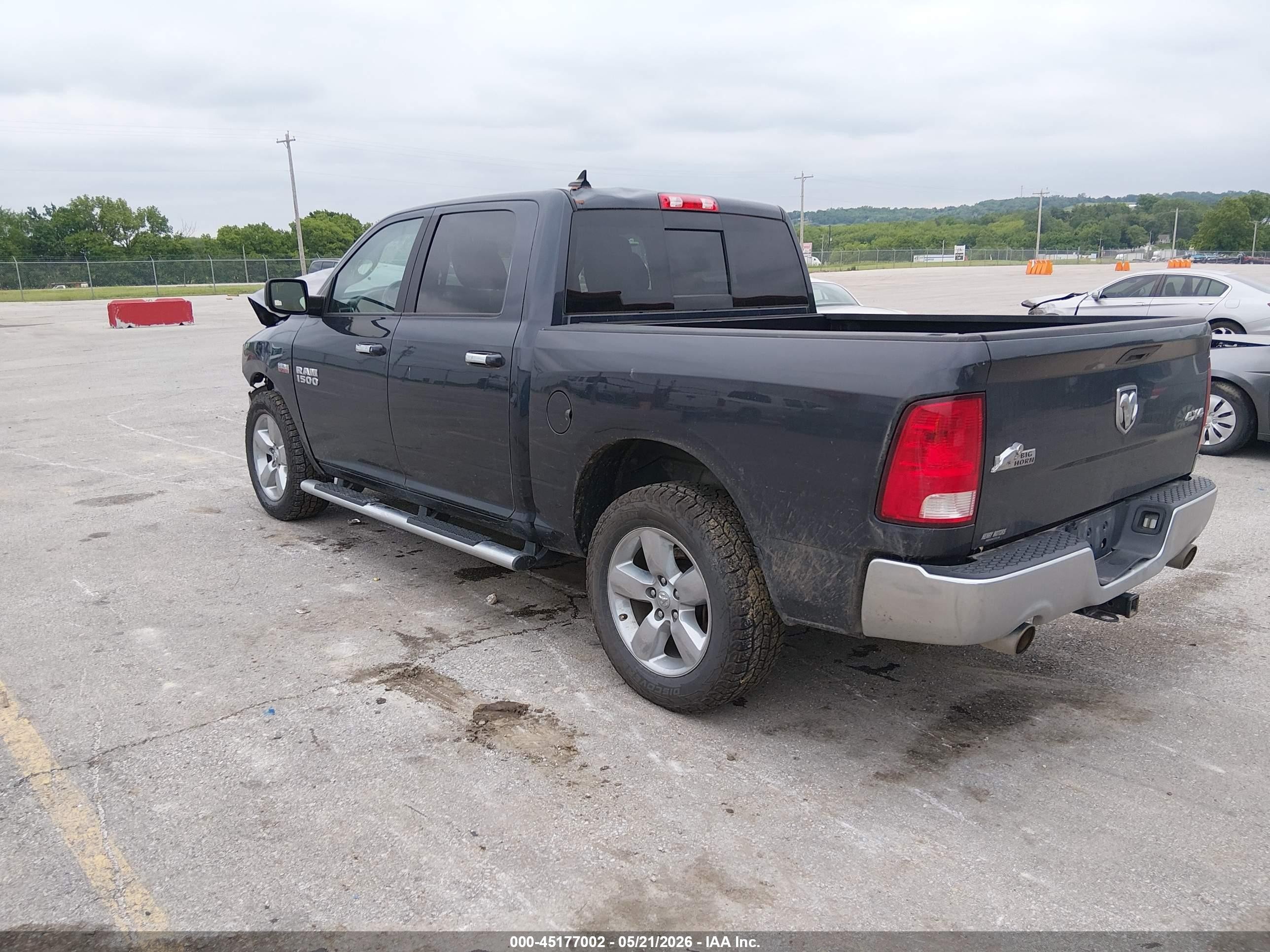 2015 Ram 1500 Big Horn Blue vin: 1C6RR7LT7FS745070