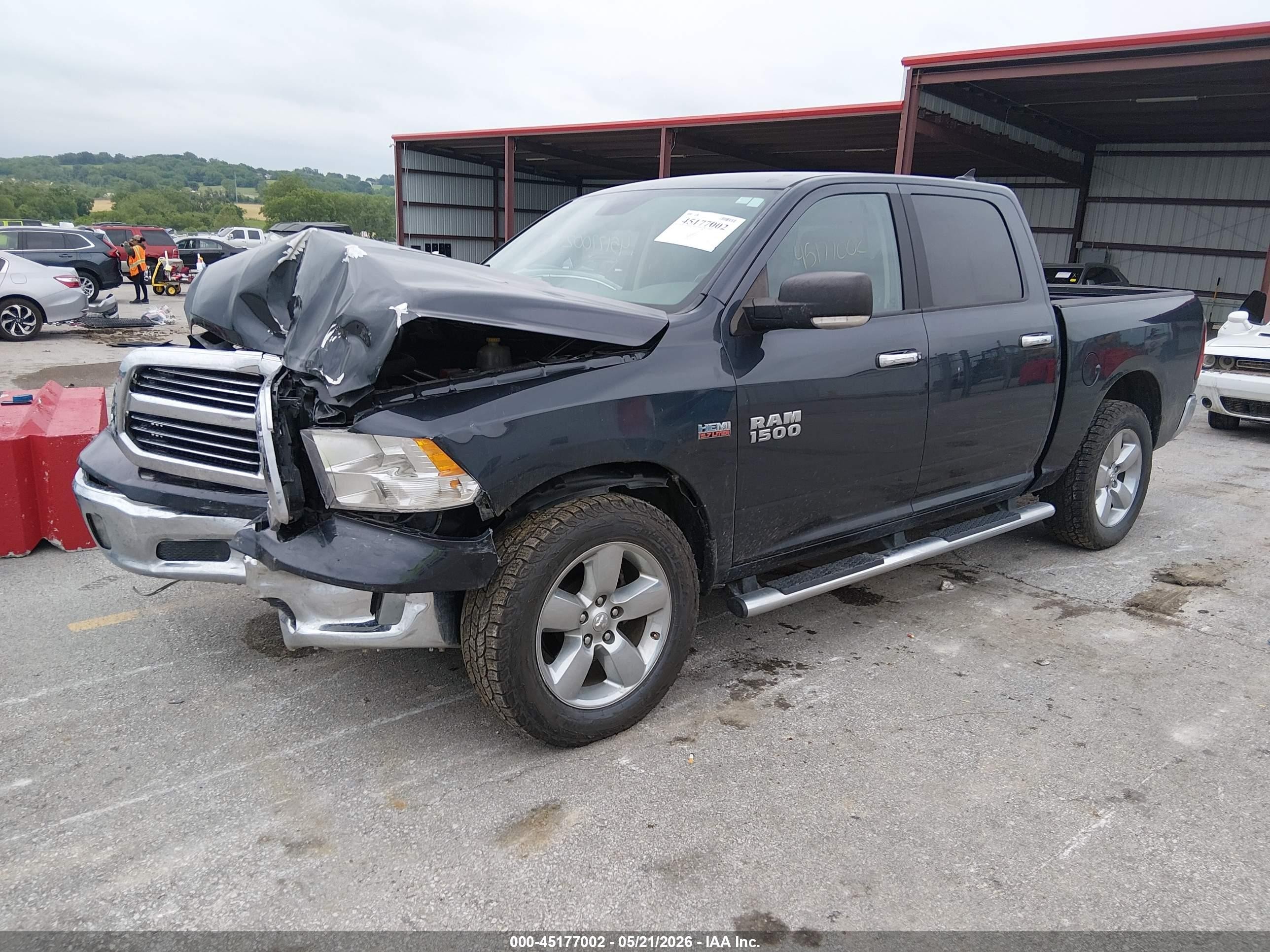 2015 Ram 1500 Big Horn Blue vin: 1C6RR7LT7FS745070