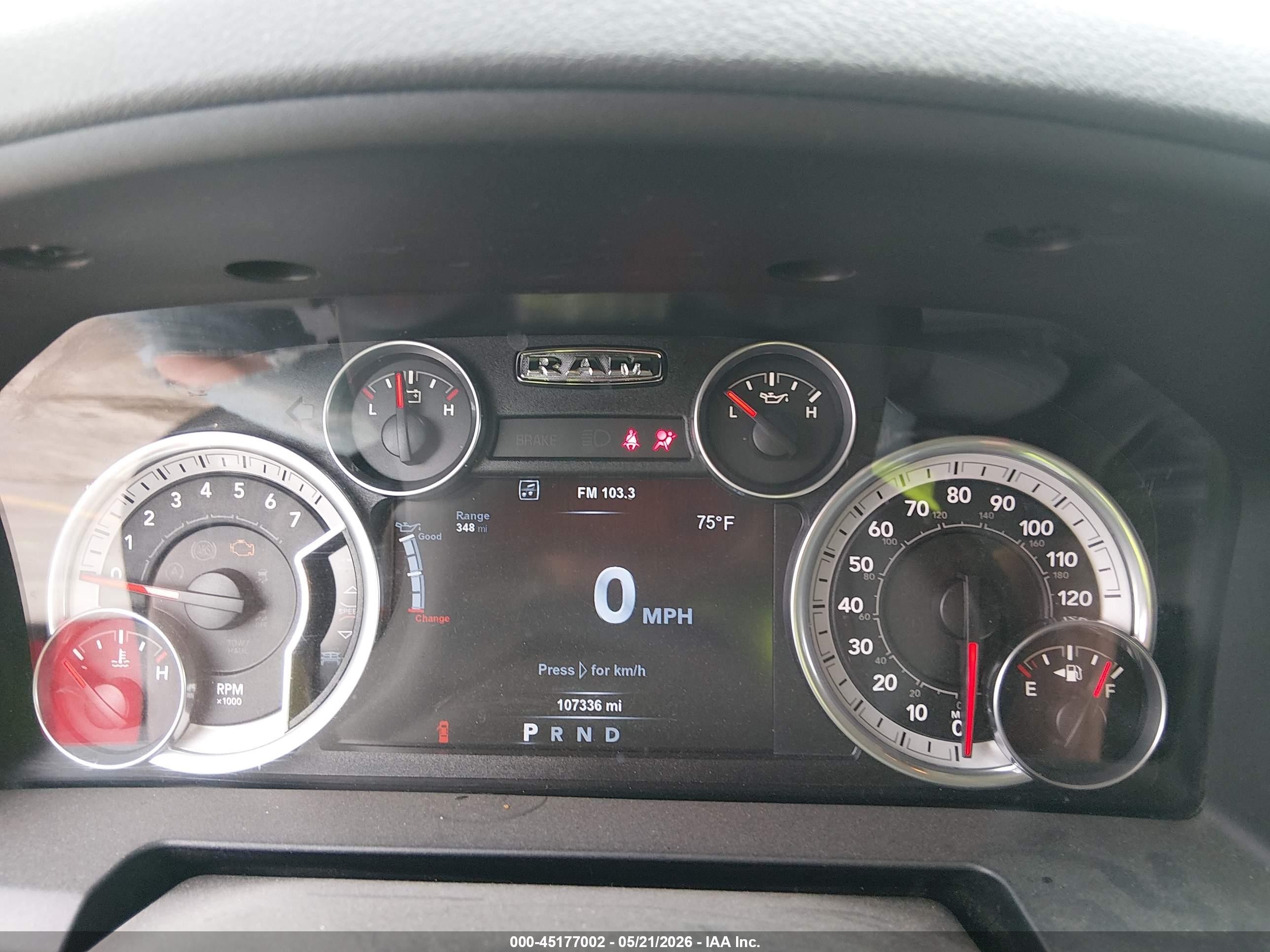 2015 Ram 1500 Big Horn Blue vin: 1C6RR7LT7FS745070