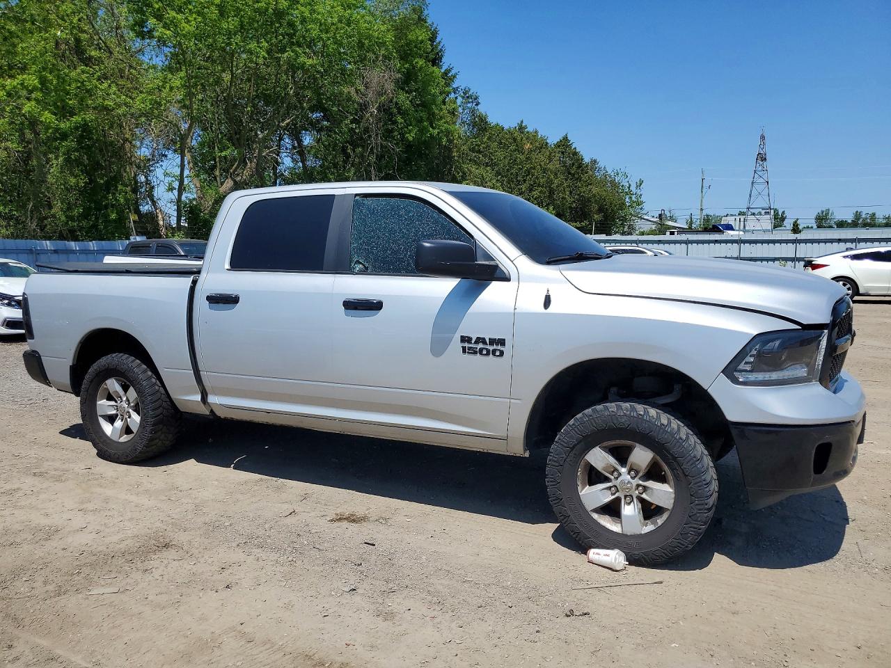 2018 Ram 1500 Slt Silver vin: 1C6RR7LT7JS264860