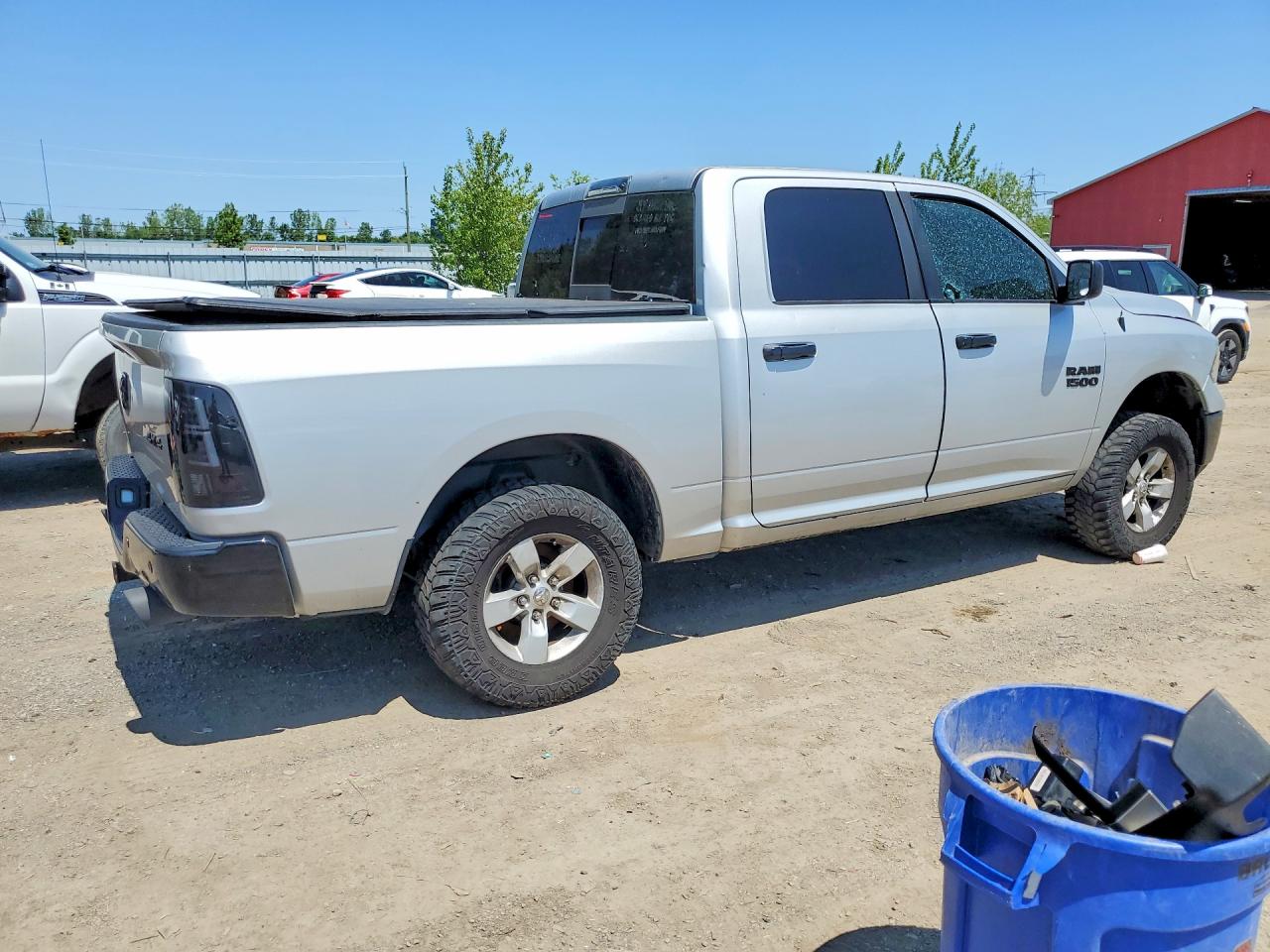 2018 Ram 1500 Slt Silver vin: 1C6RR7LT7JS264860