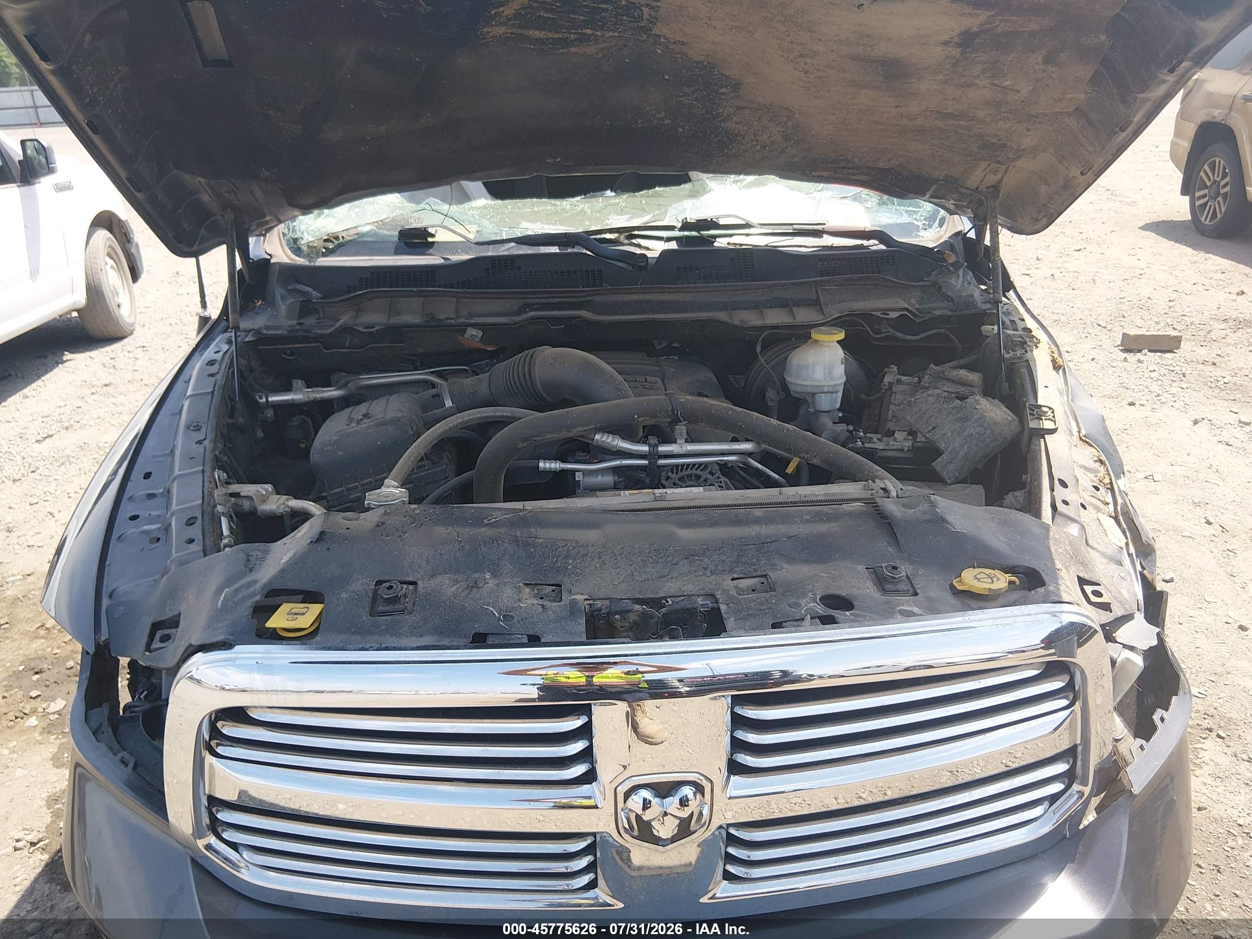 2019 Ram 1500 Classic Big Horn  4x4 5'7 Box Gray vin: 1C6RR7LT7KS639065
