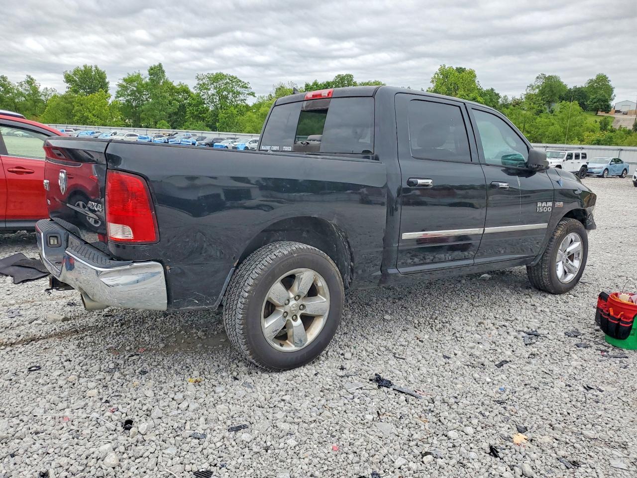 2013 Ram 1500 Slt Black vin: 1C6RR7LT8DS533498