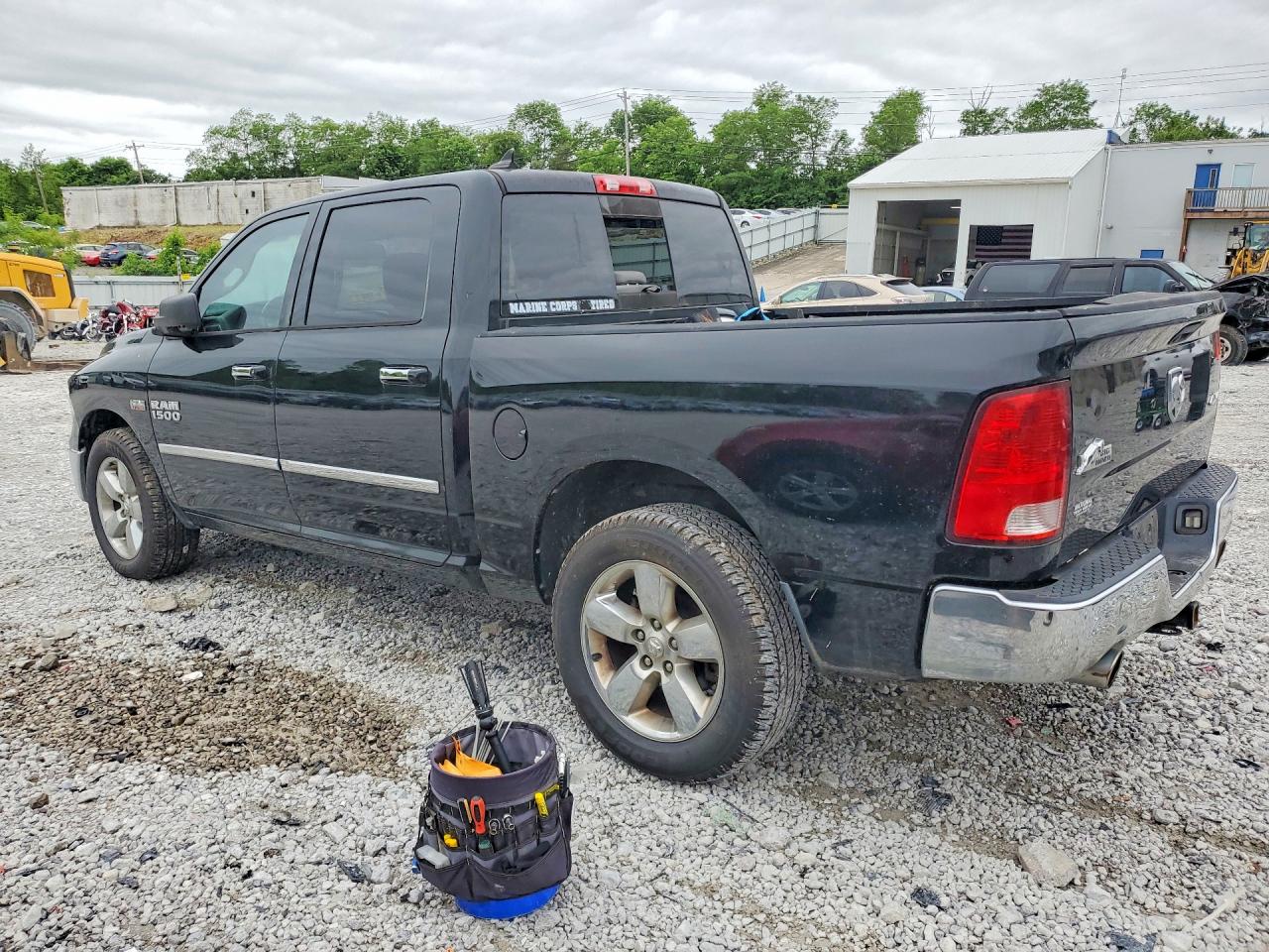 2013 Ram 1500 Slt Black vin: 1C6RR7LT8DS533498