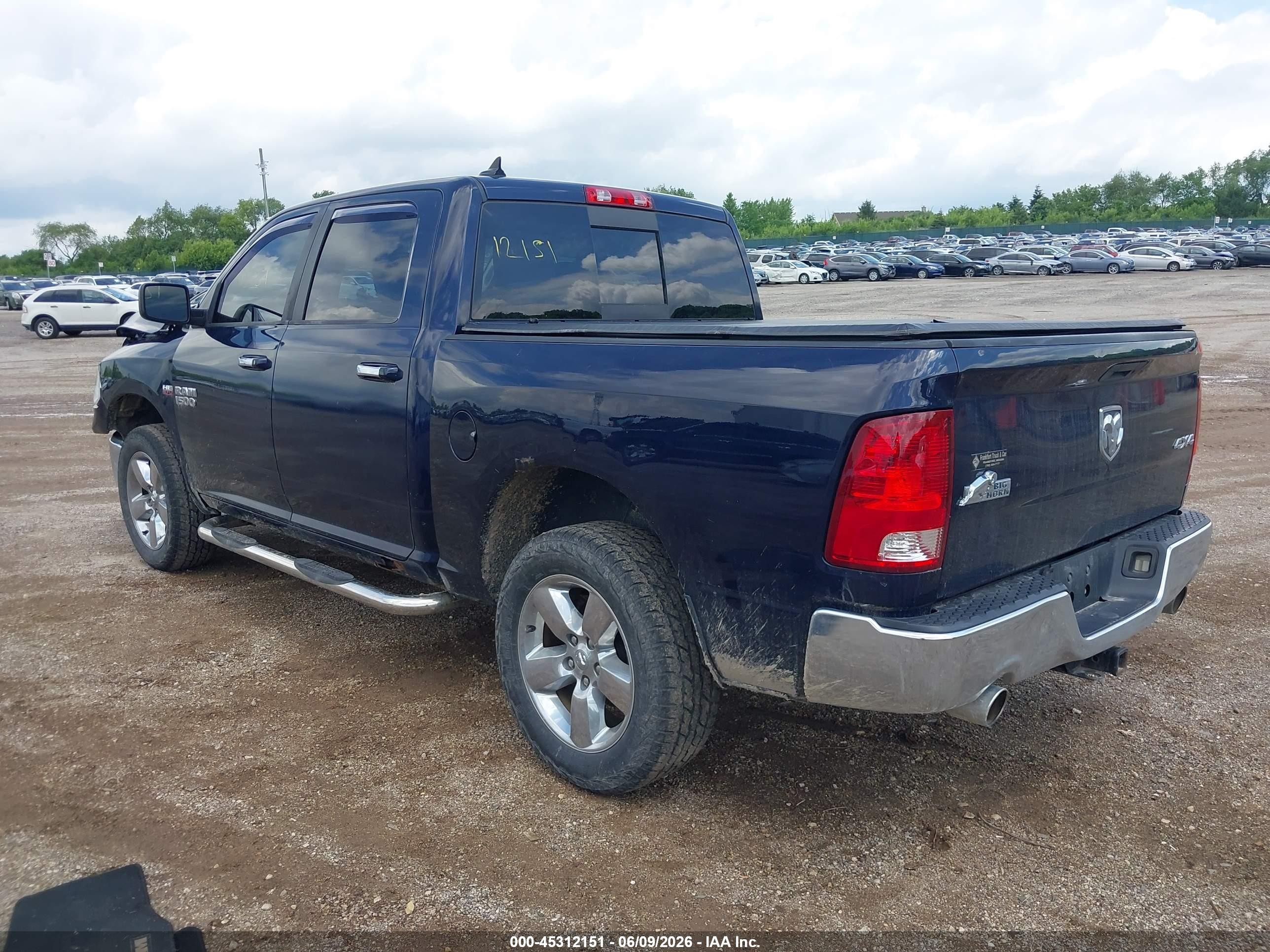 2013 Ram 1500 Big Horn Dark Blue vin: 1C6RR7LT8DS572155