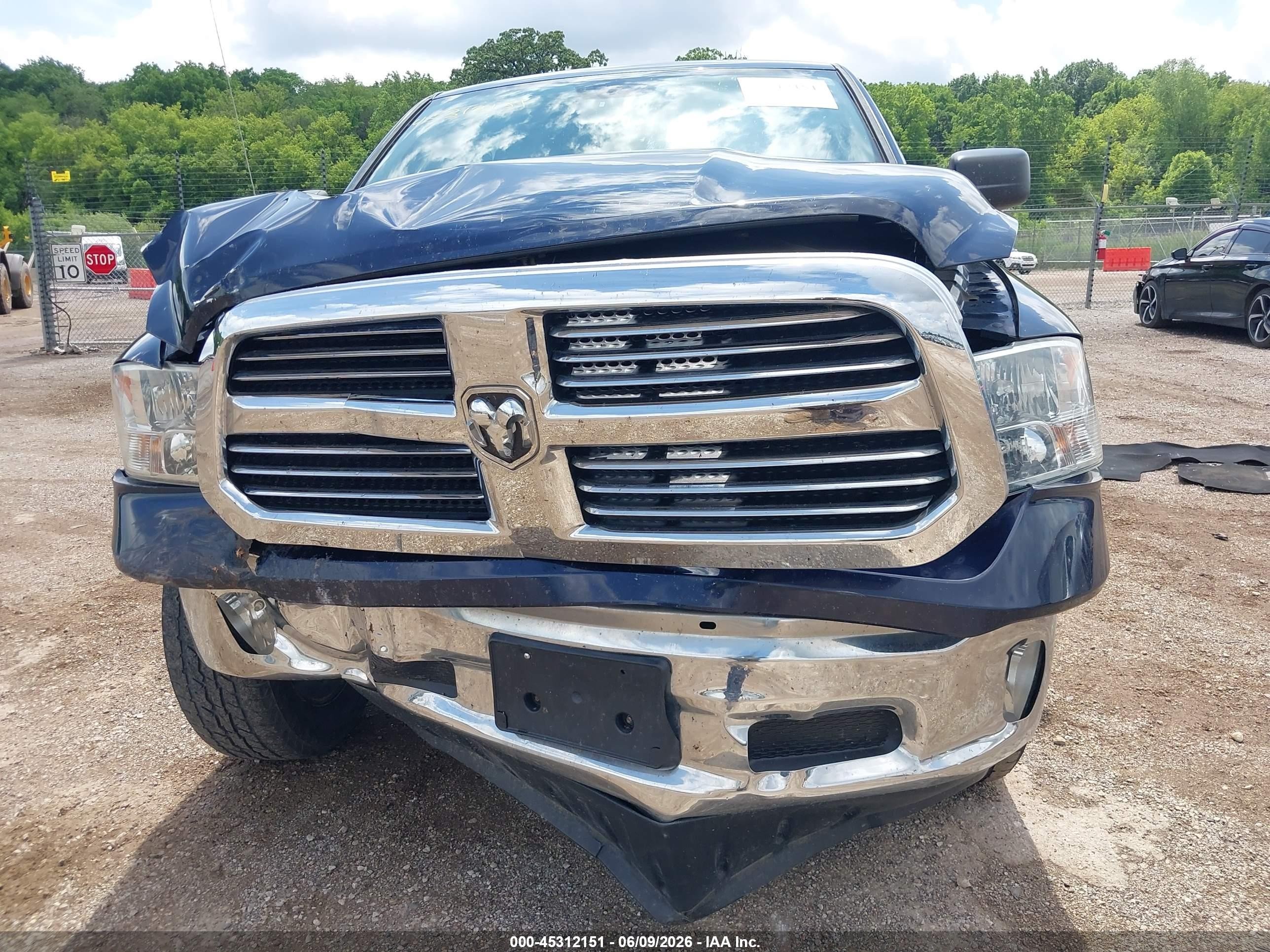 2013 Ram 1500 Big Horn Dark Blue vin: 1C6RR7LT8DS572155